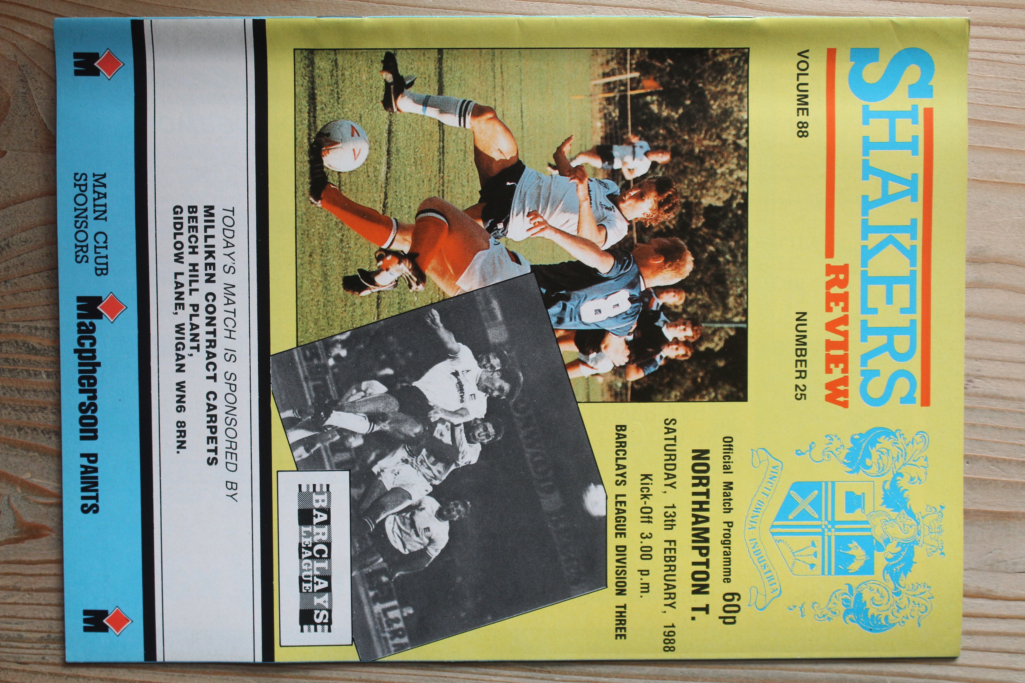 Bury FC v Northampton Town FC