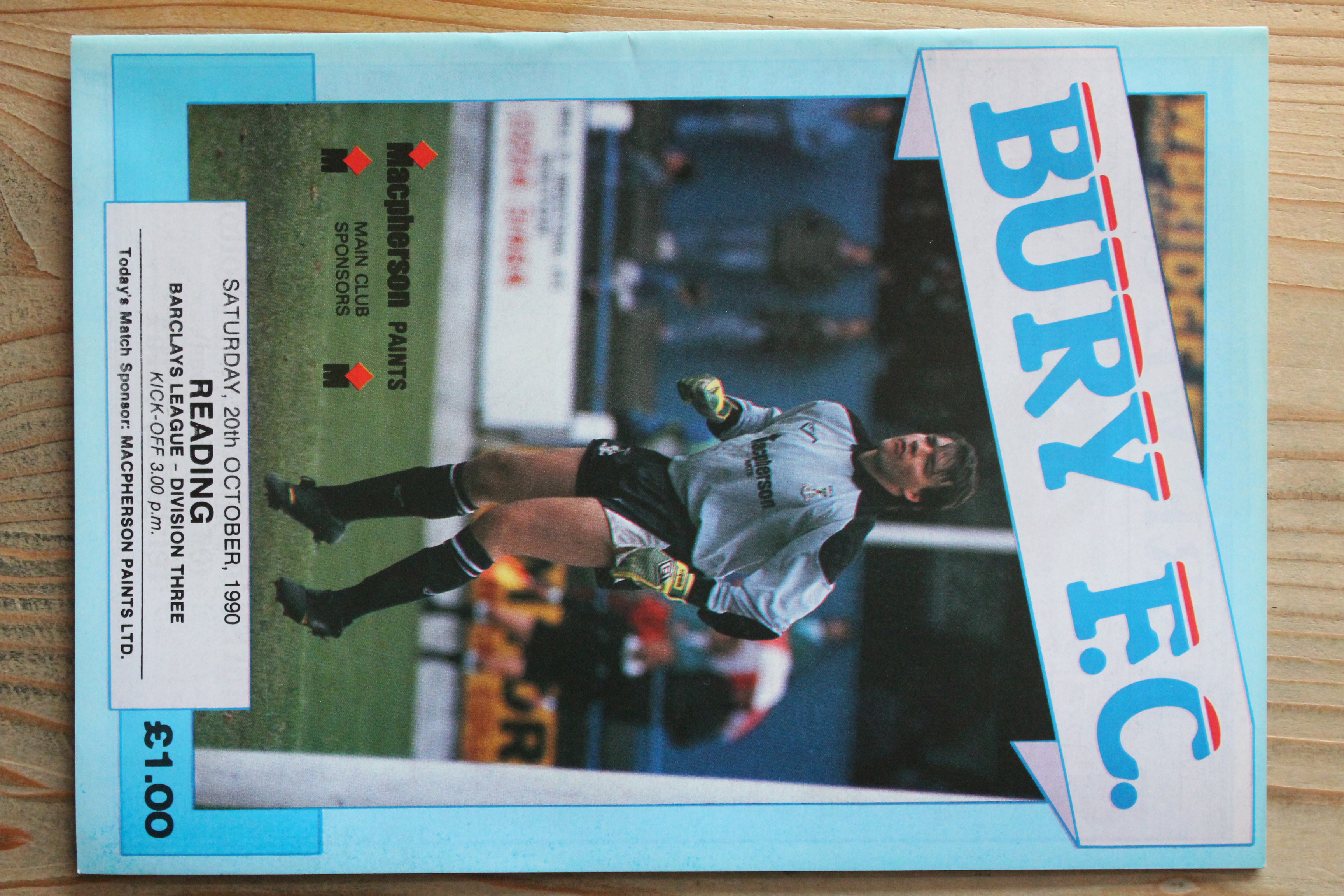 Bury FC v Reading FC