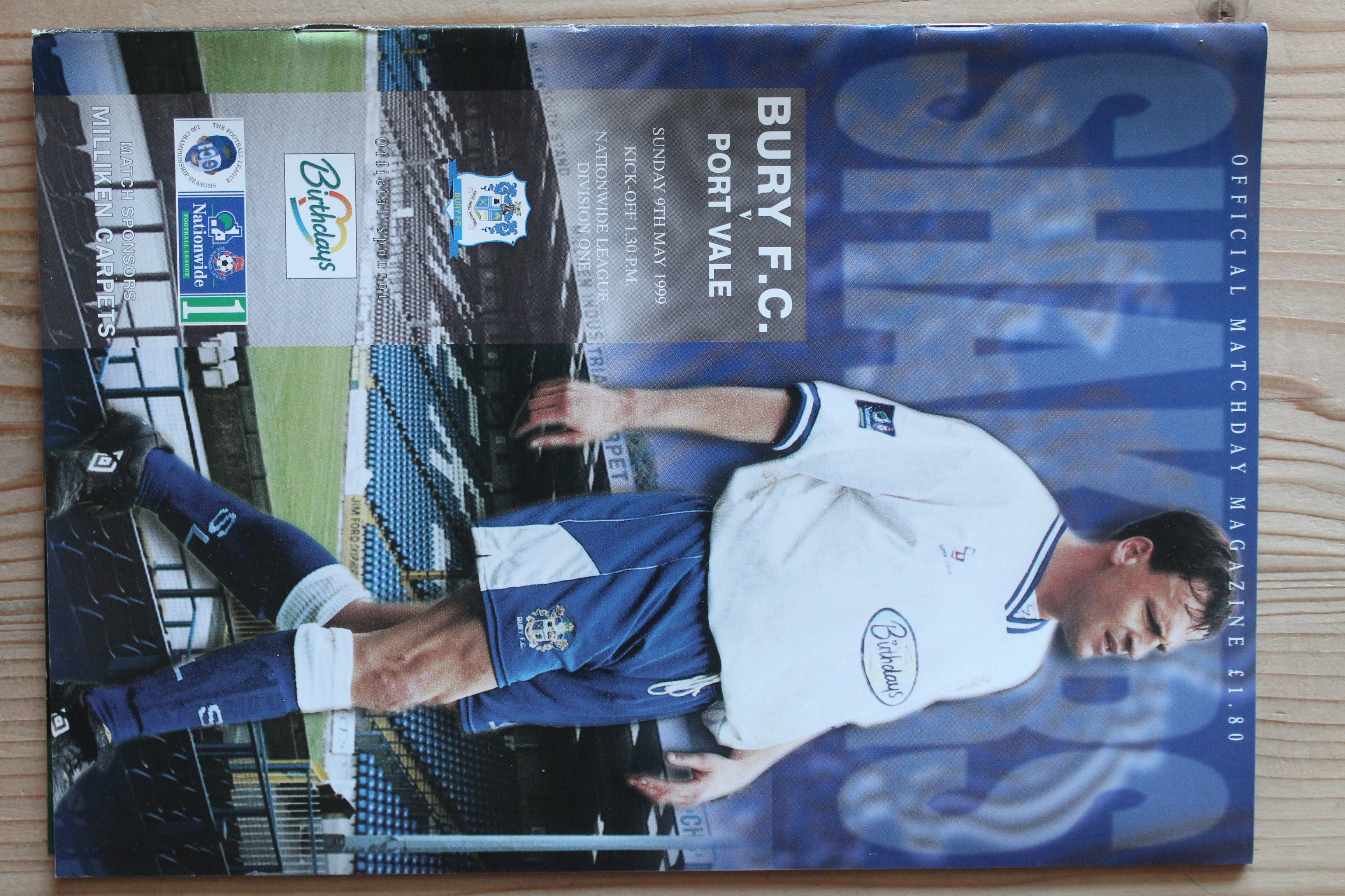 Bury FC v Port Vale FC
