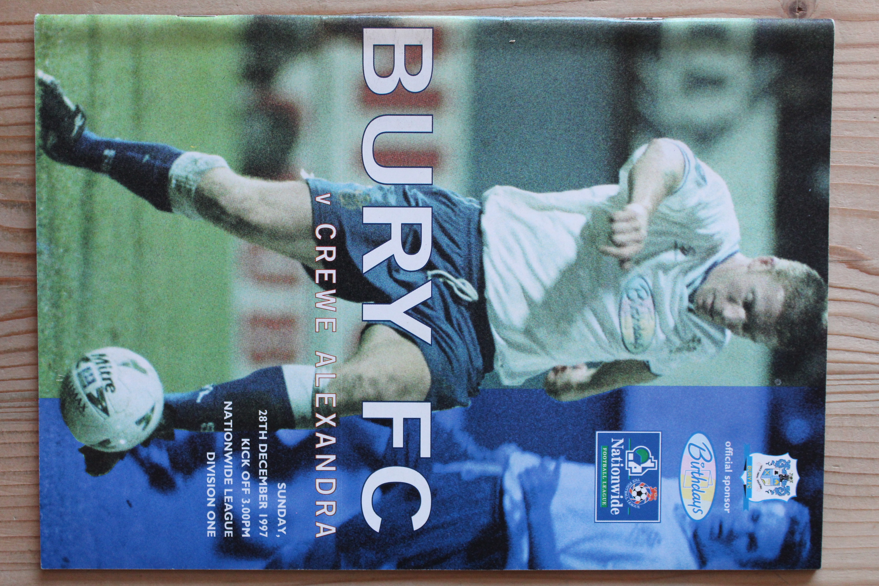 Bury FC v Crewe Alexandra FC