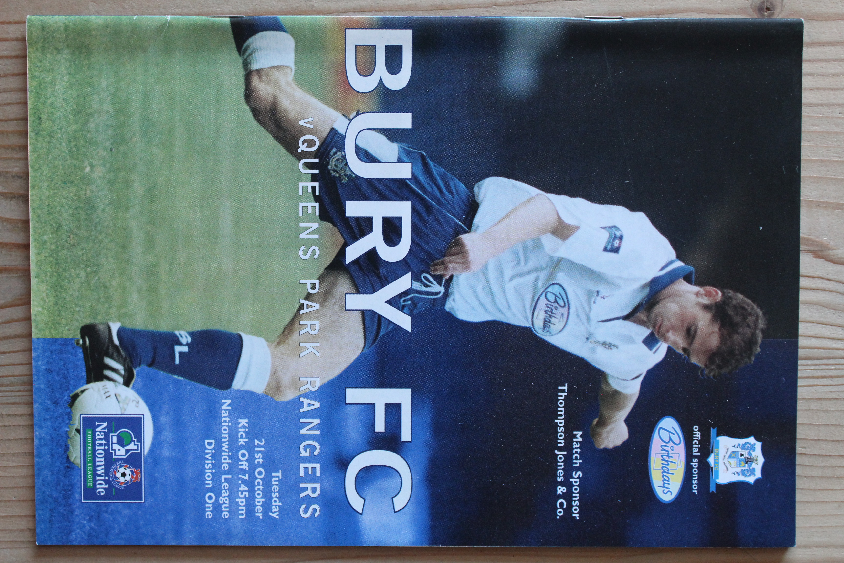 Bury FC v Queens Park Rangers FC