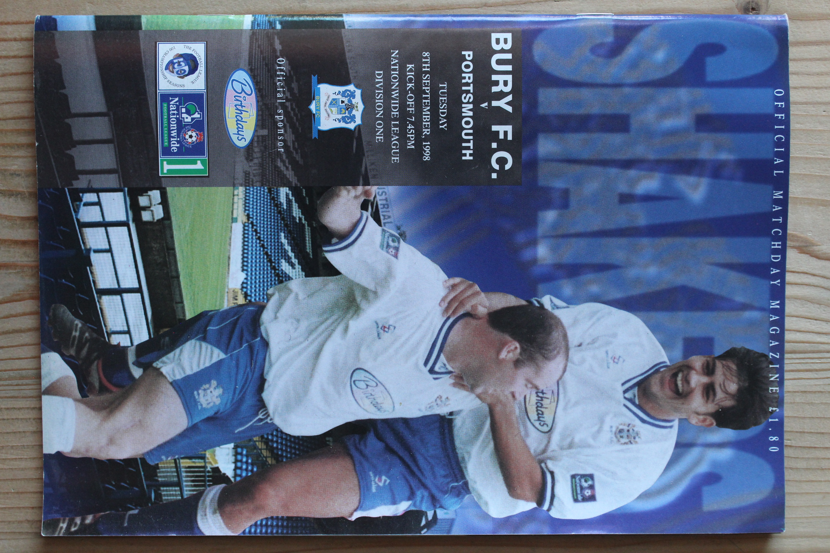 Bury FC v Portsmouth FC