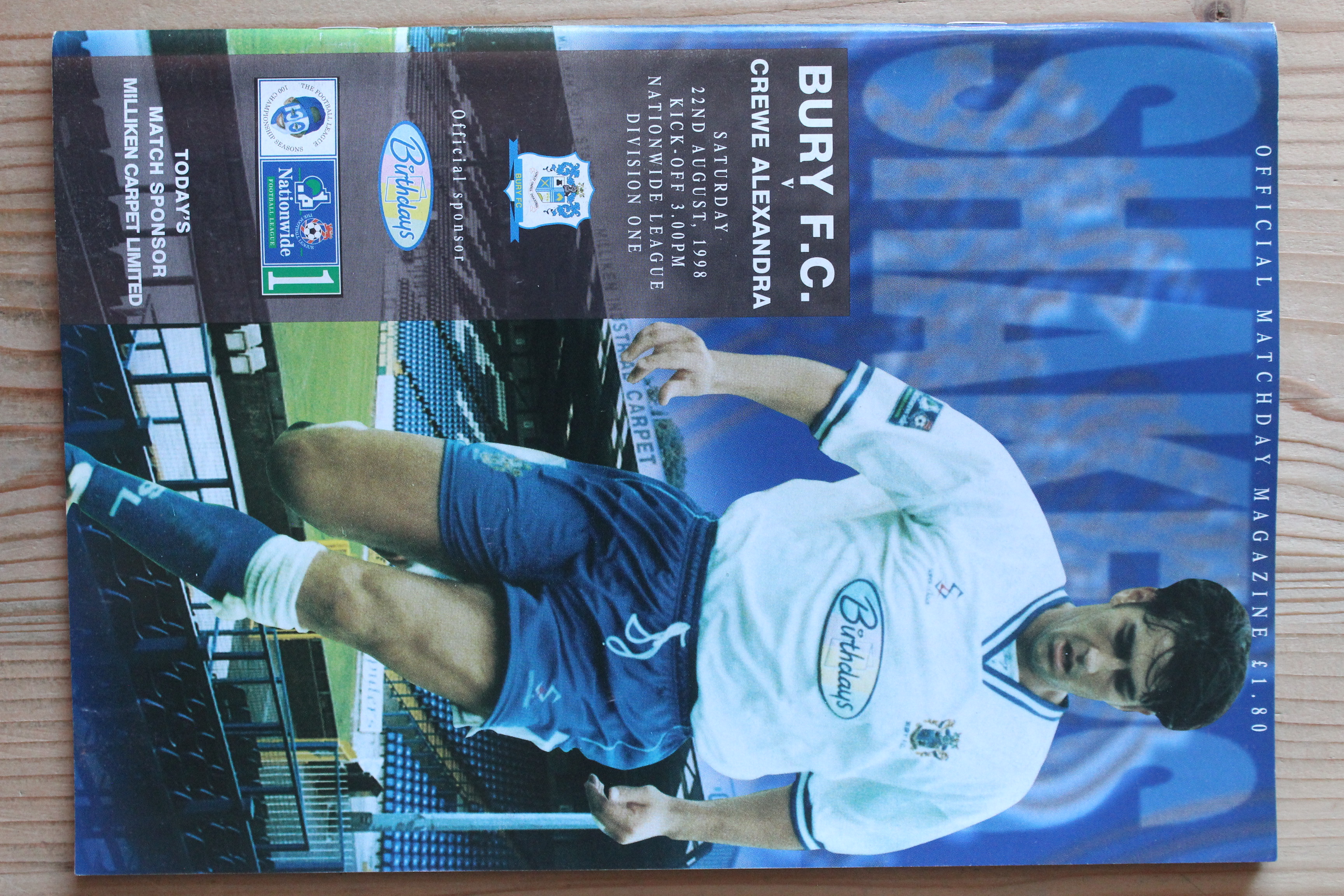 Bury FC v Crewe Alexandra FC