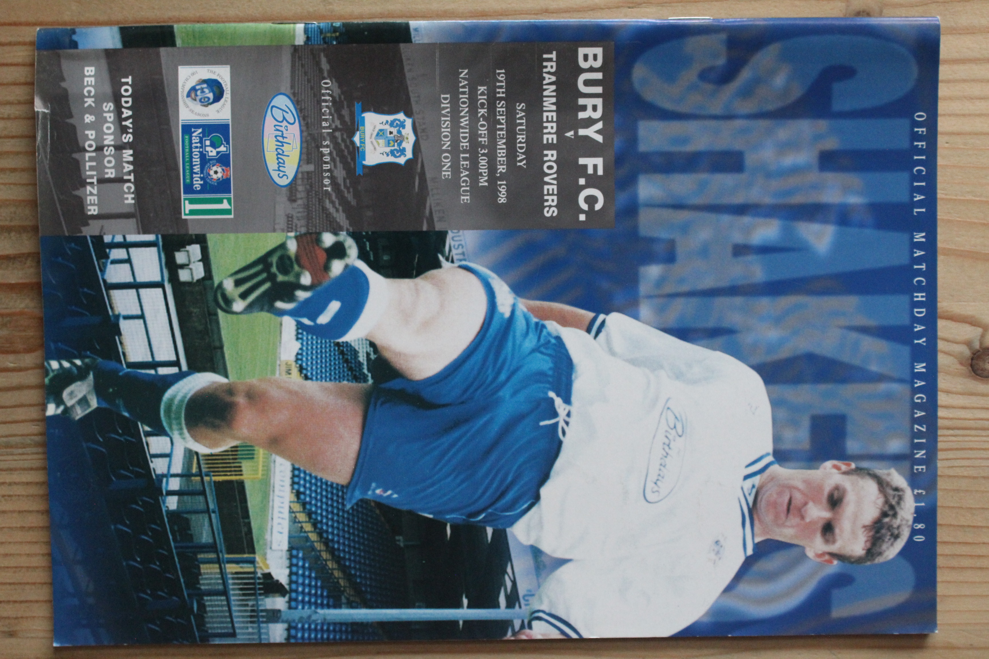 Bury FC v Tranmere Rovers FC