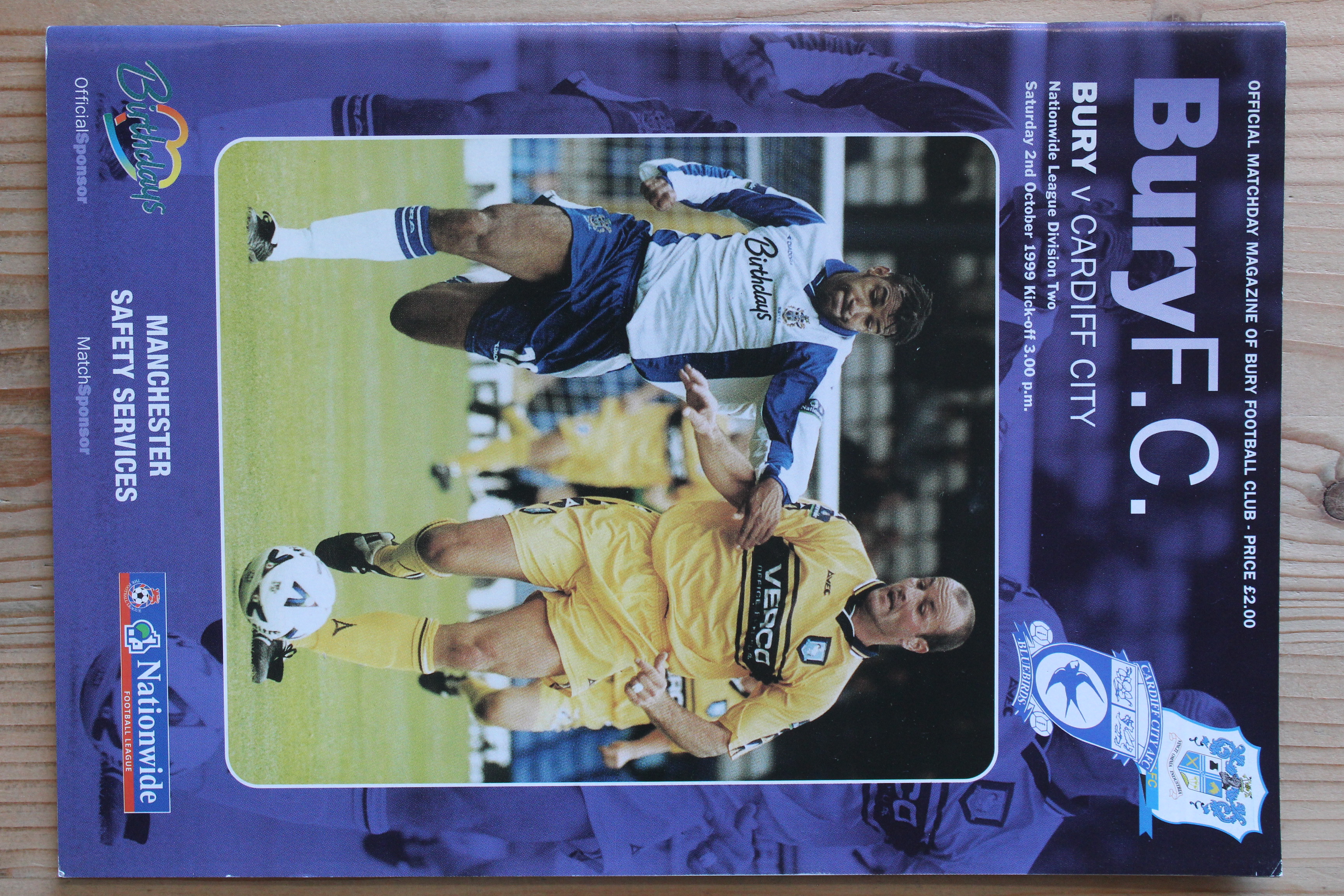 Bury FC v Cardiff City FC