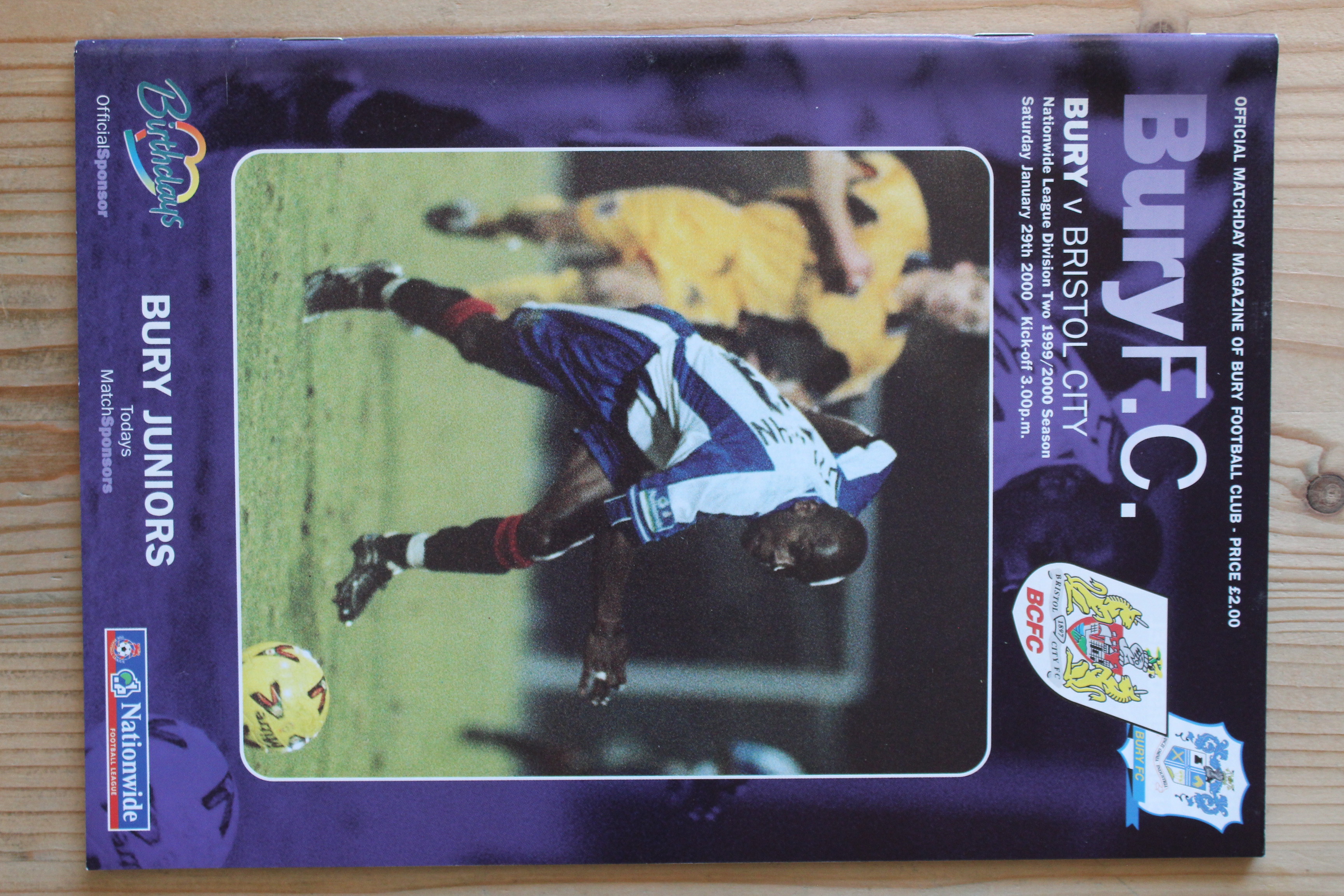 Bury FC v Bristol City FC