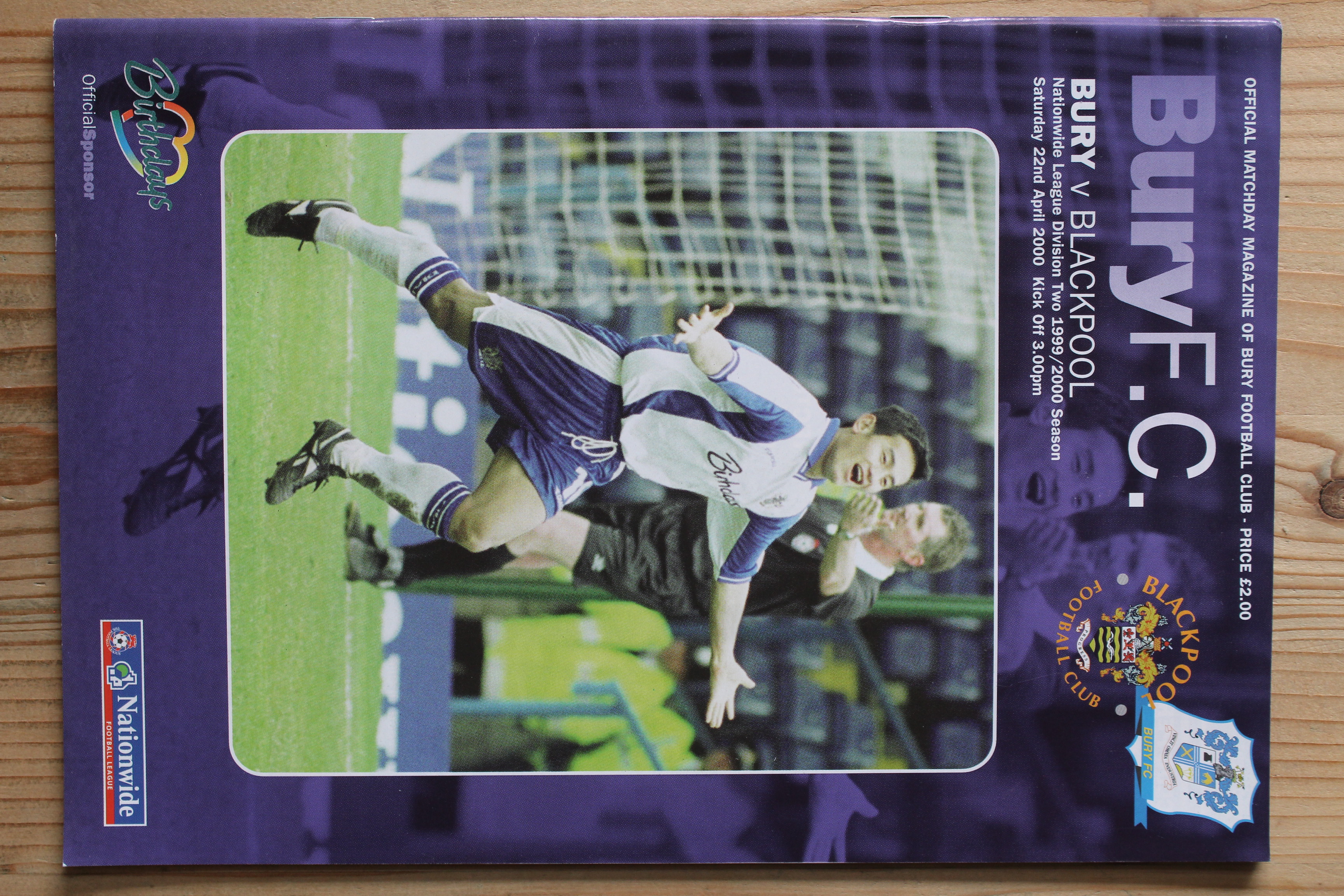 Bury FC v Blackpool FC