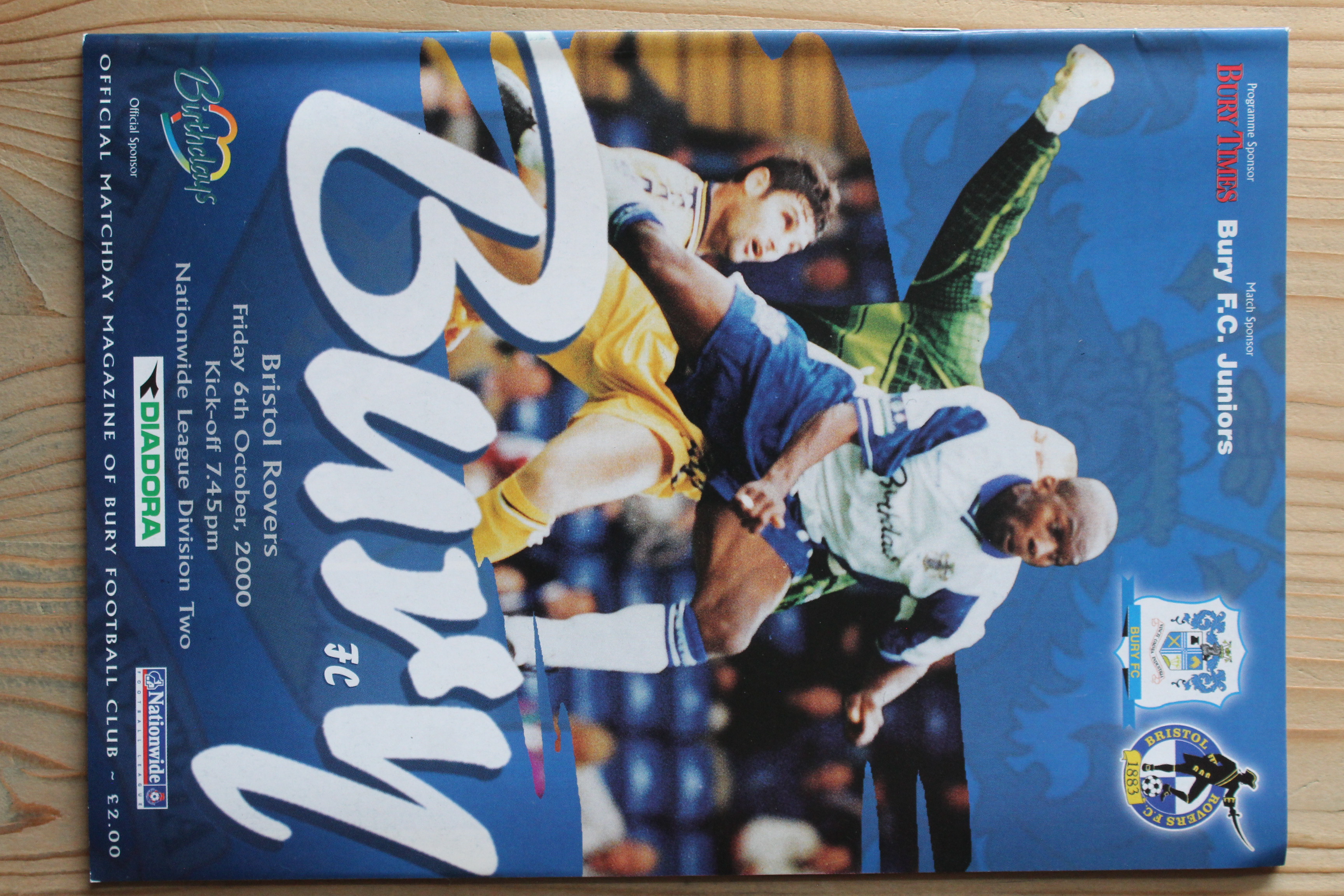 Bury FC v Bristol Rovers FC