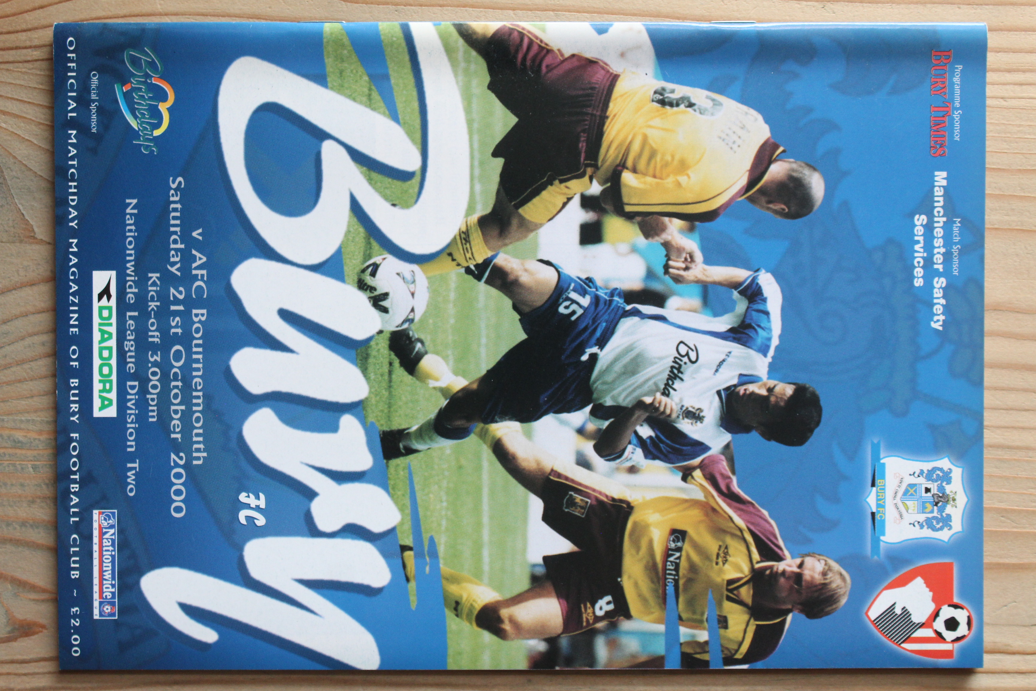 Bury FC v AFC Bournemouth