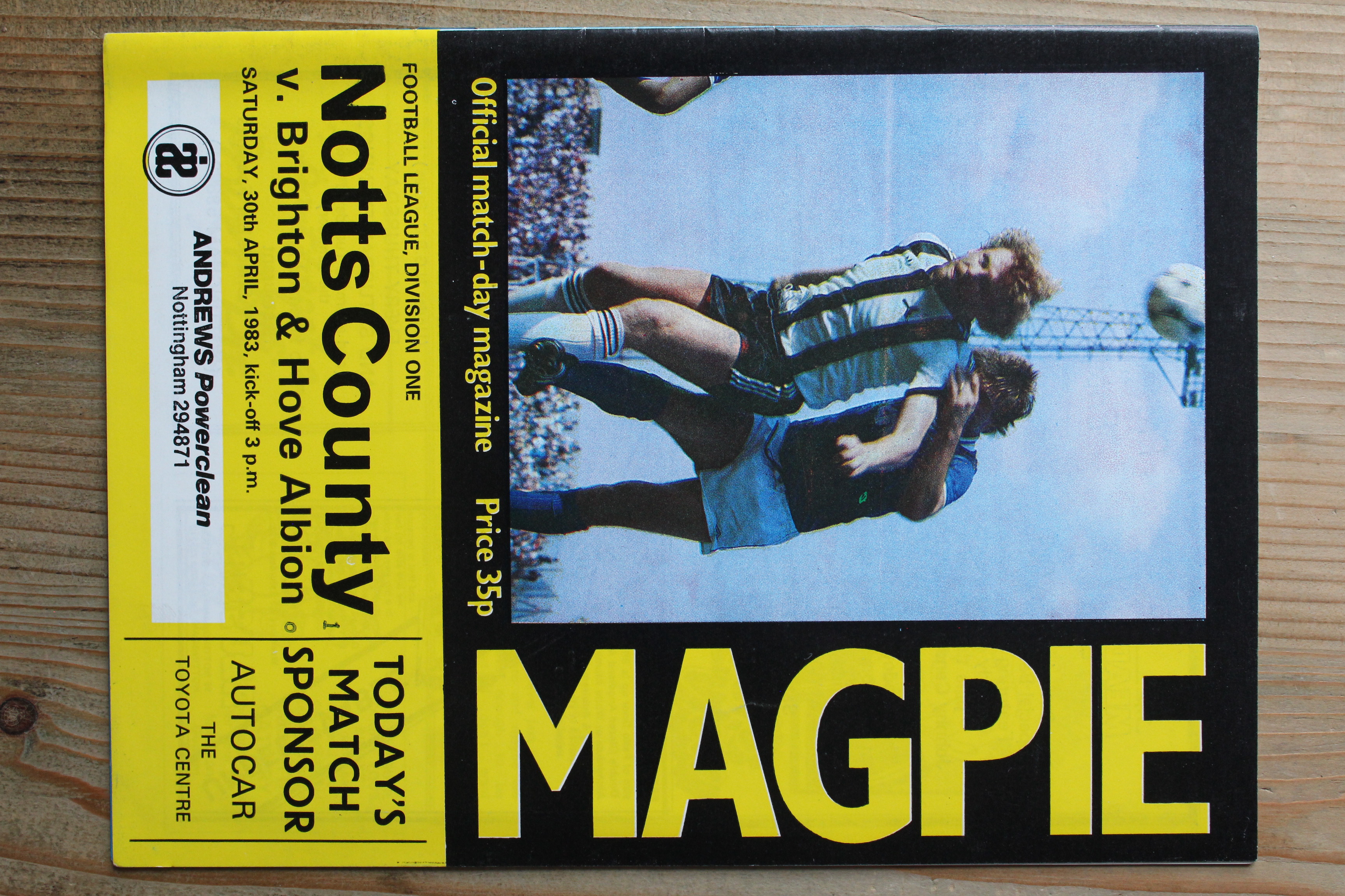 Notts County FC v Brighton & Hove Albion FC