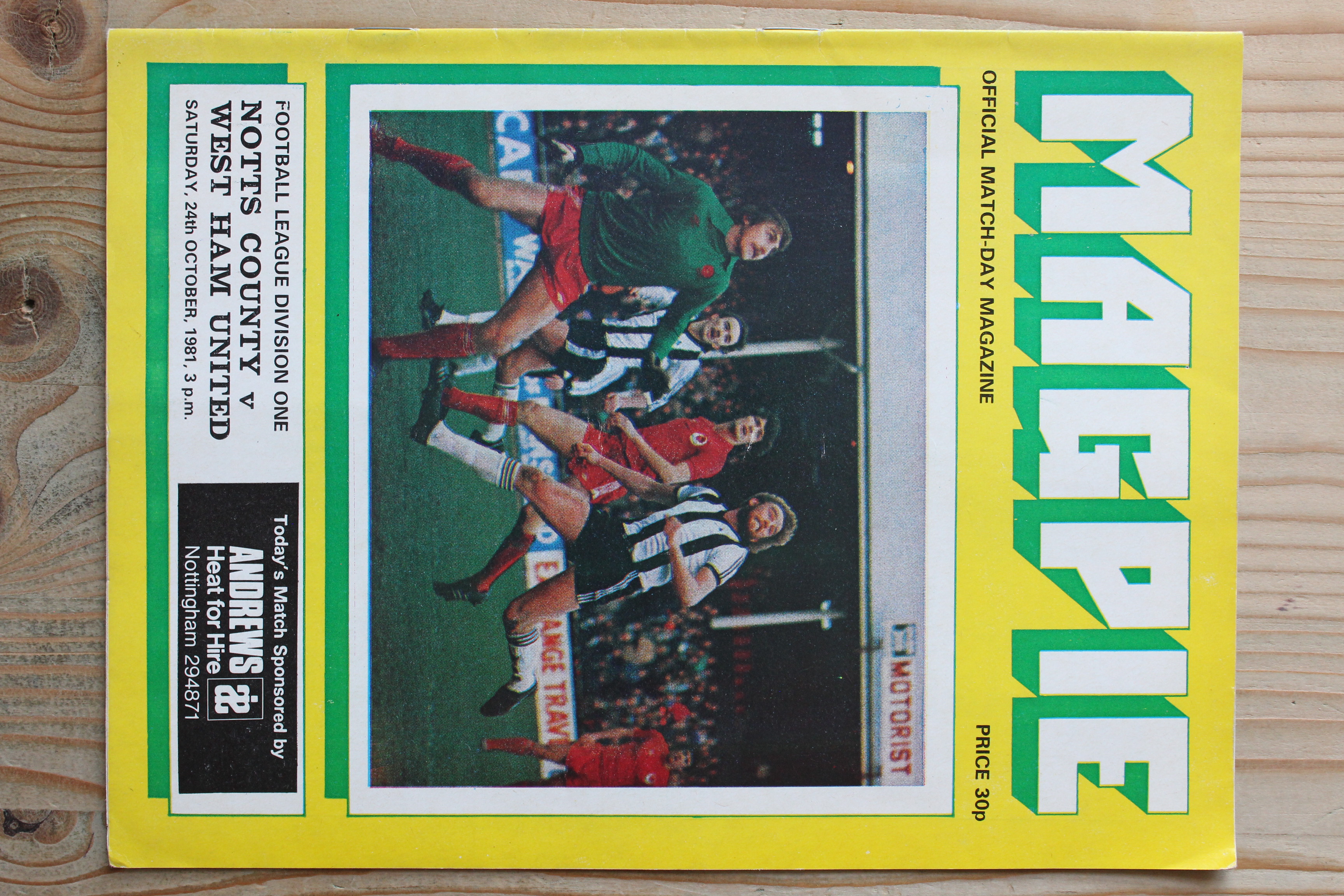 Notts County FC v West Ham United FC
