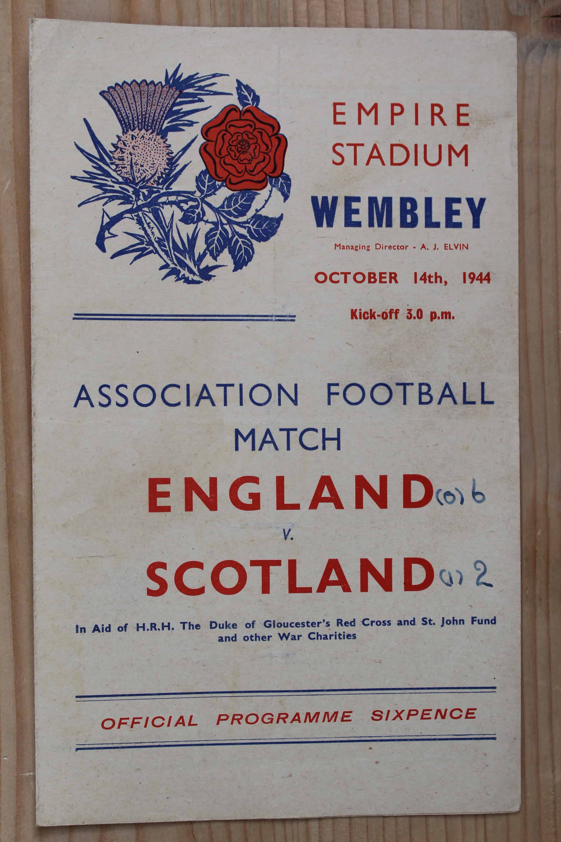 England v Scotland
