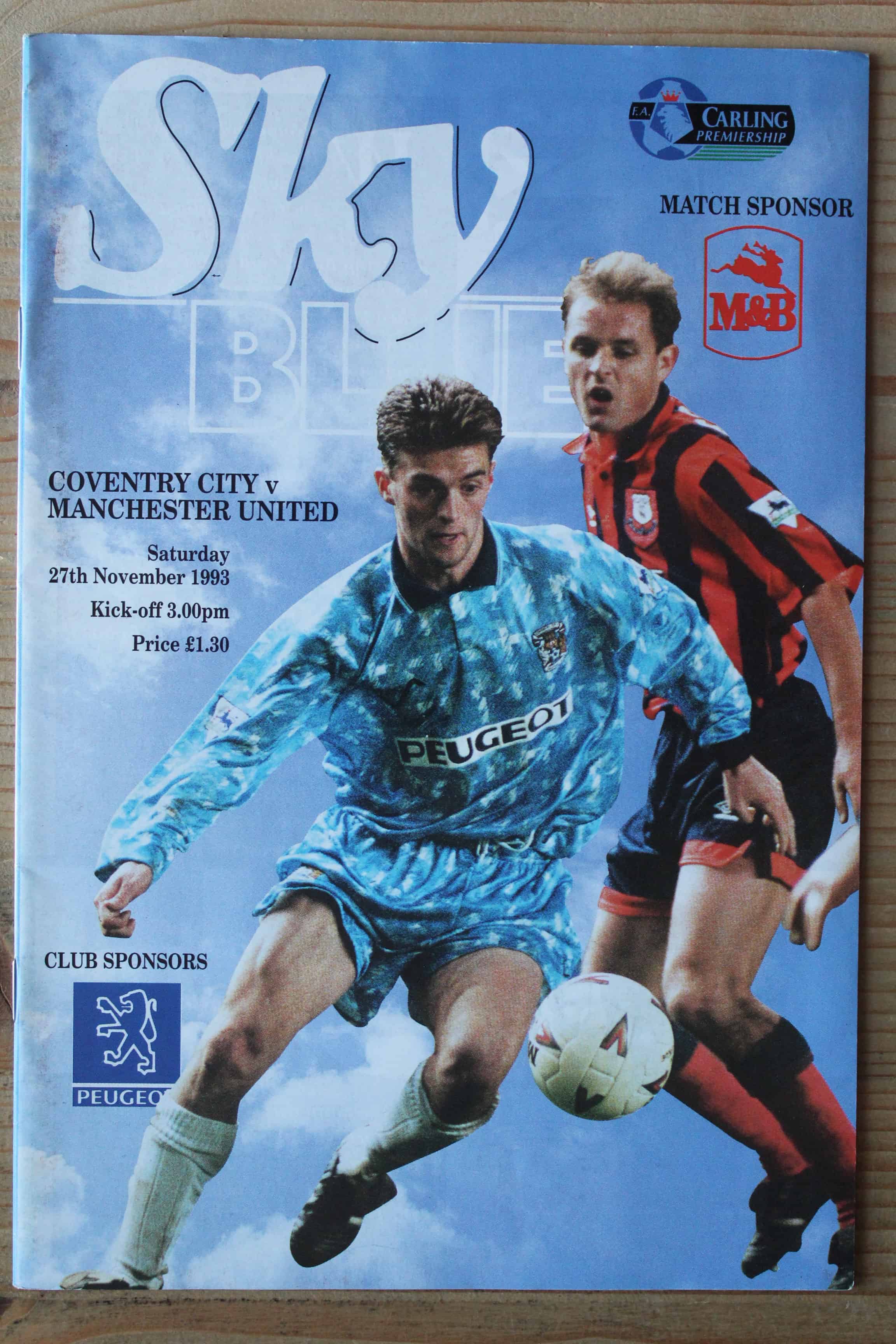 Coventry City FC v Manchester United FC