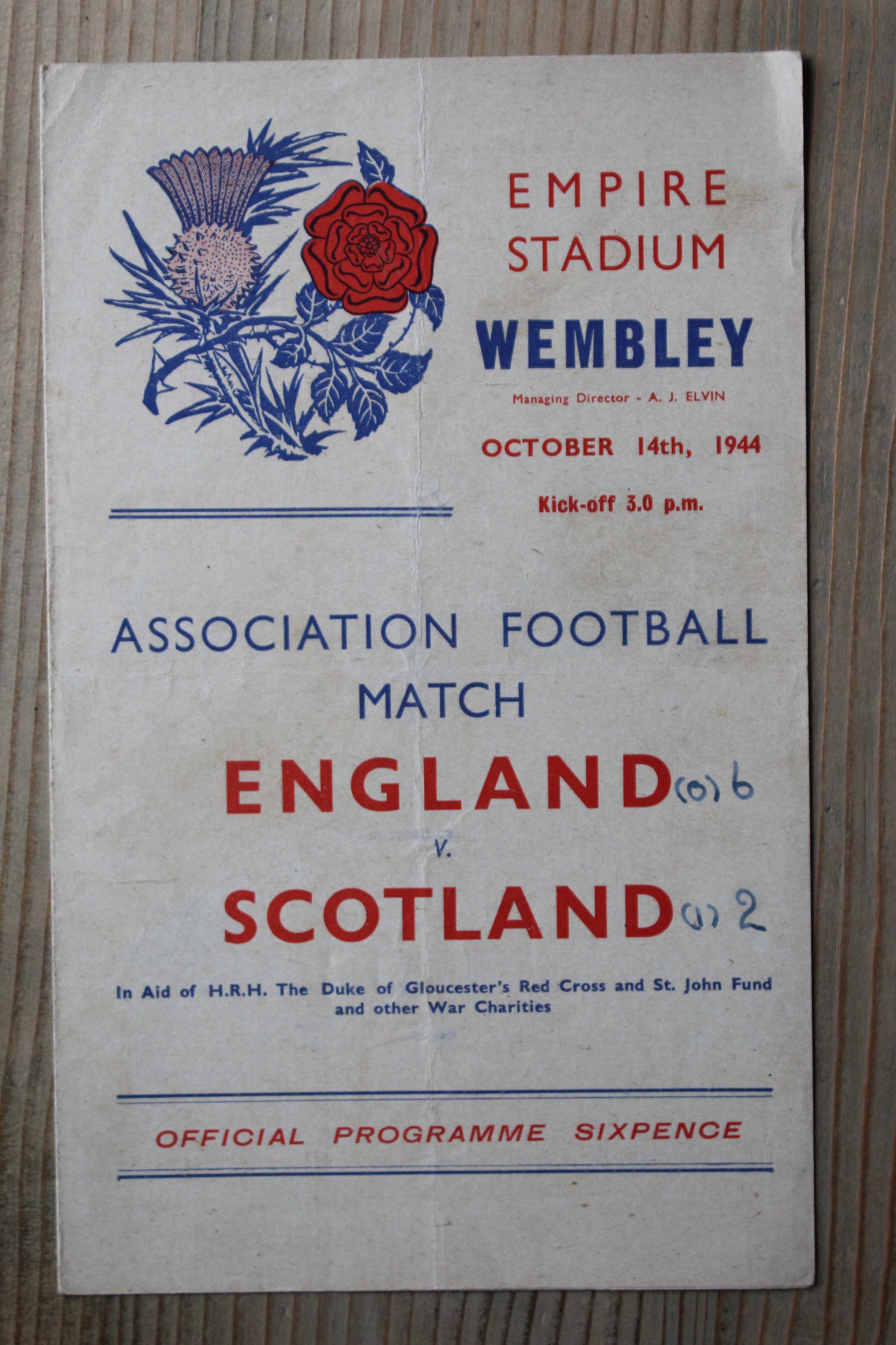England v Scotland