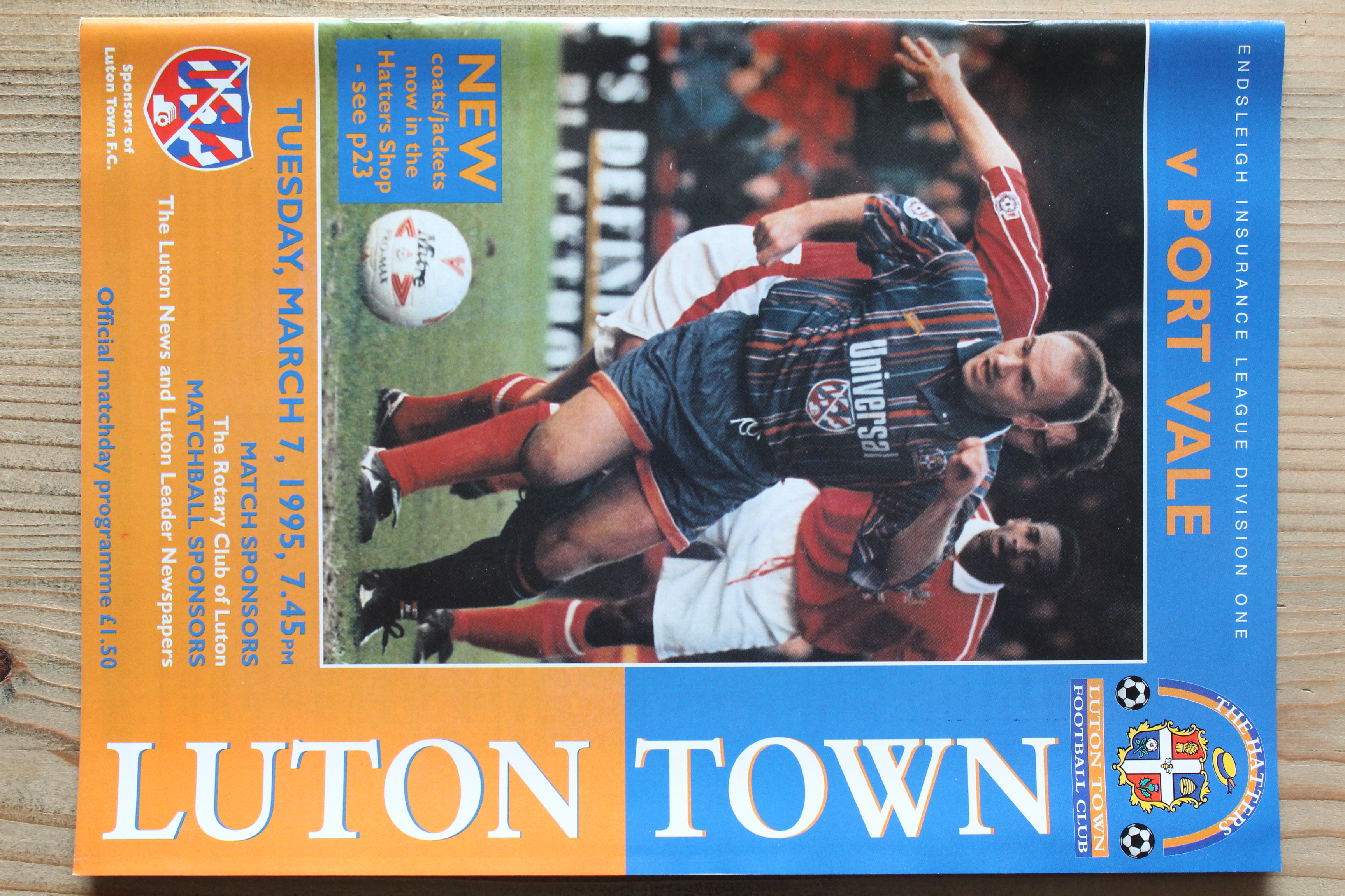 Luton Town FC v Port Vale FC