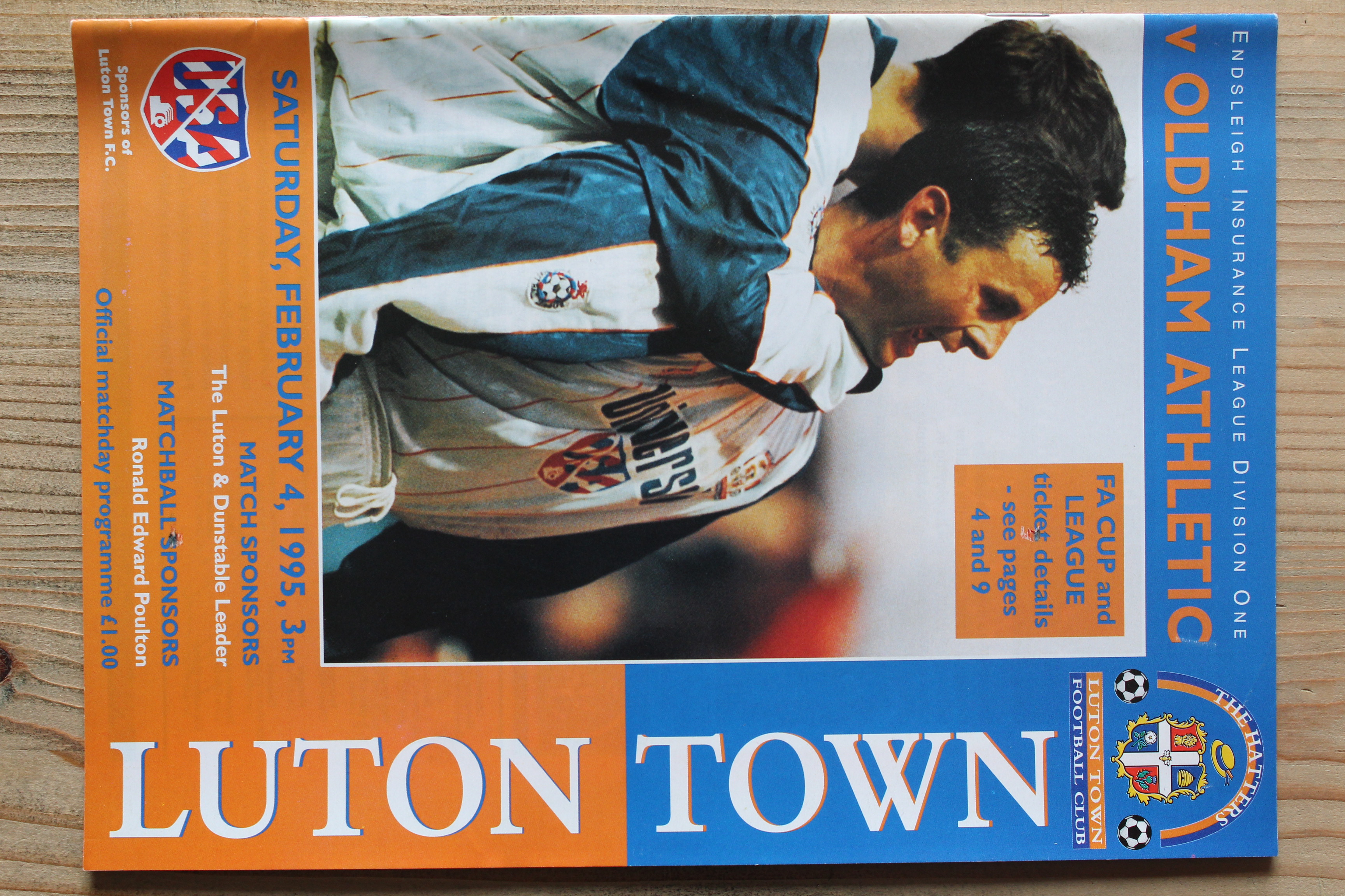 Luton Town FC v Oldham Athletic FC