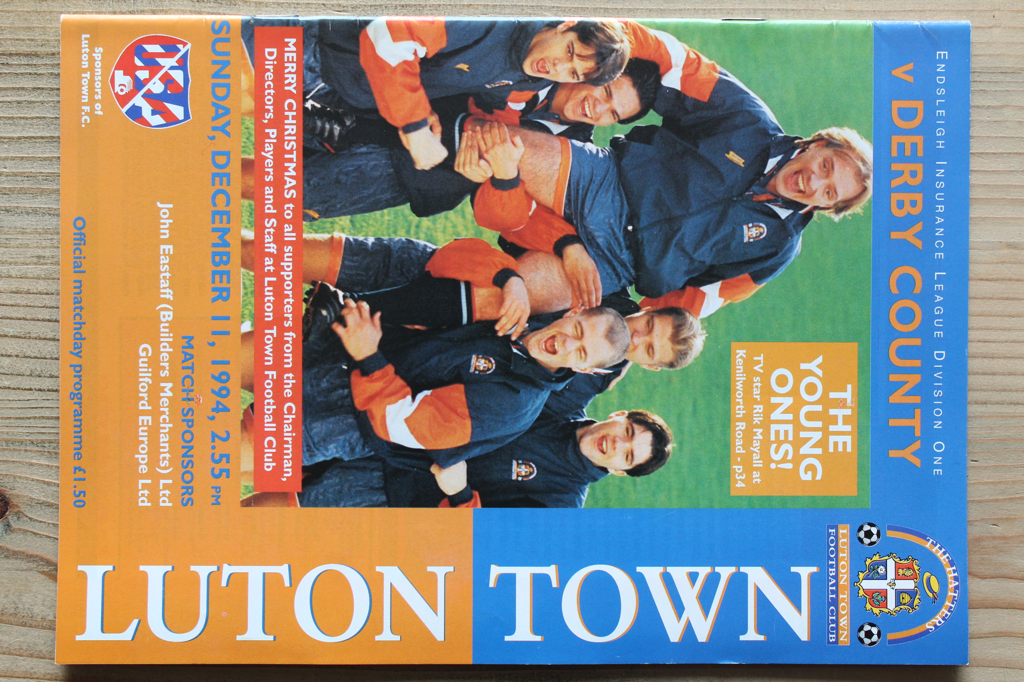 Luton Town FC v Derby County FC