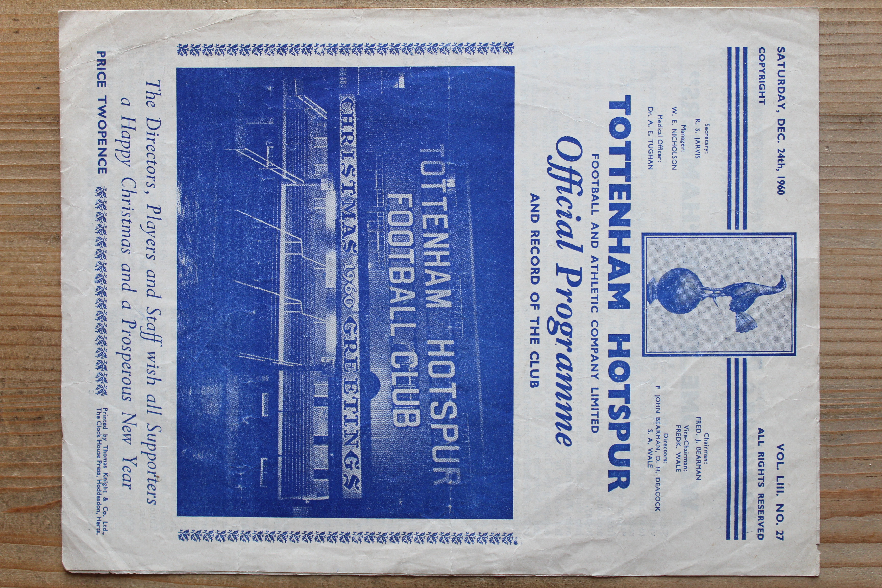 Tottenham Hotspur FC v West Ham United FC