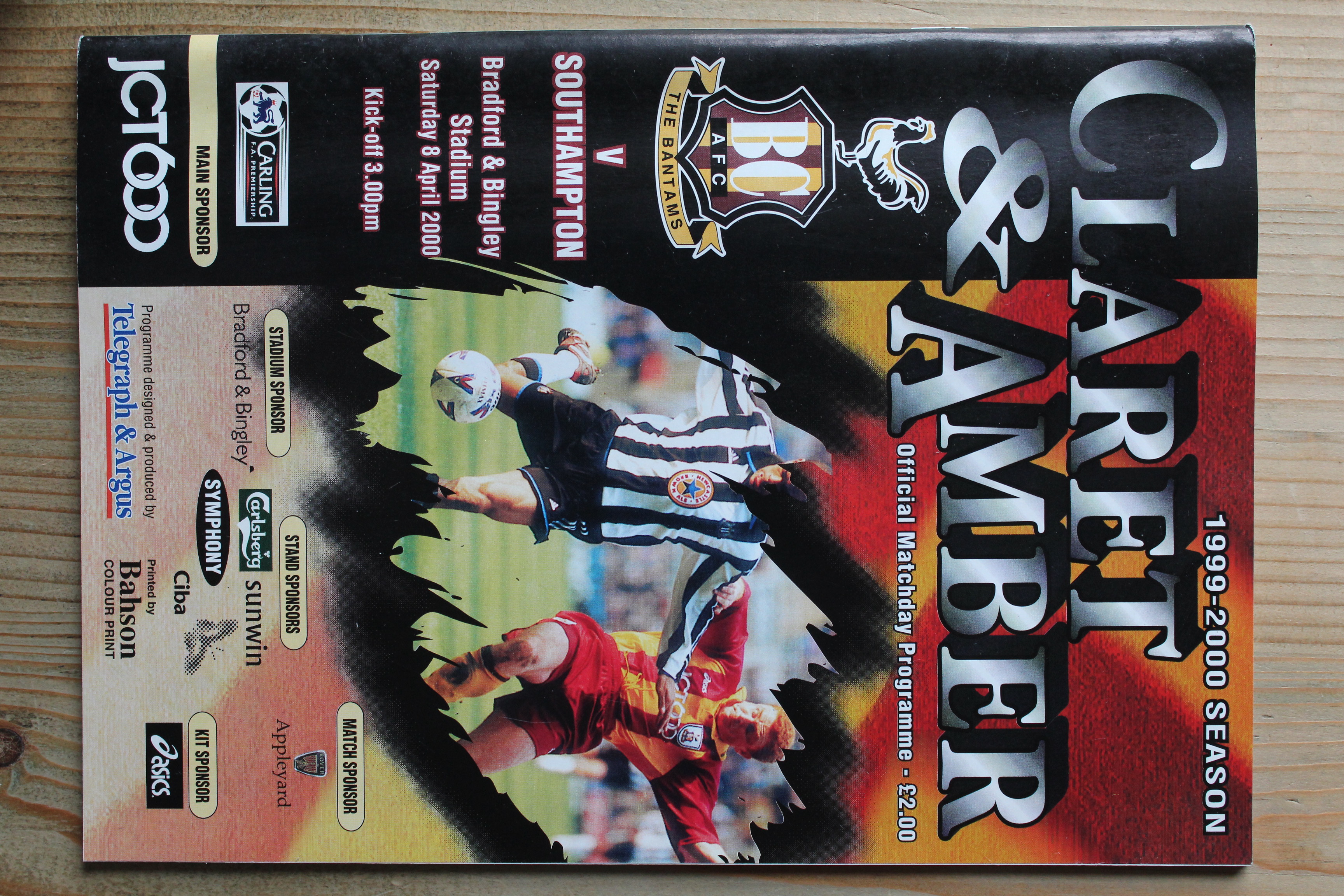 Bradford City FC v Southampton FC