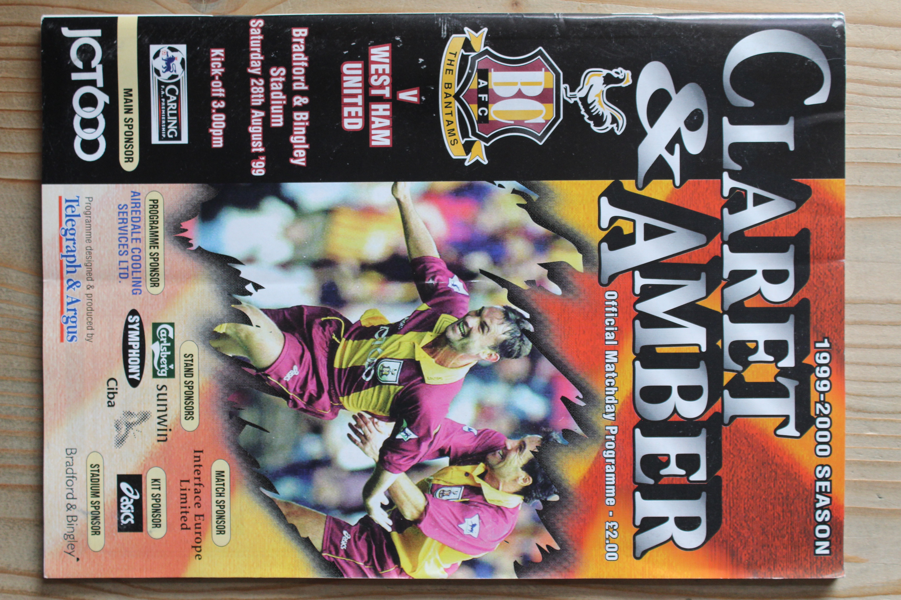 Bradford City FC v West Ham United FC