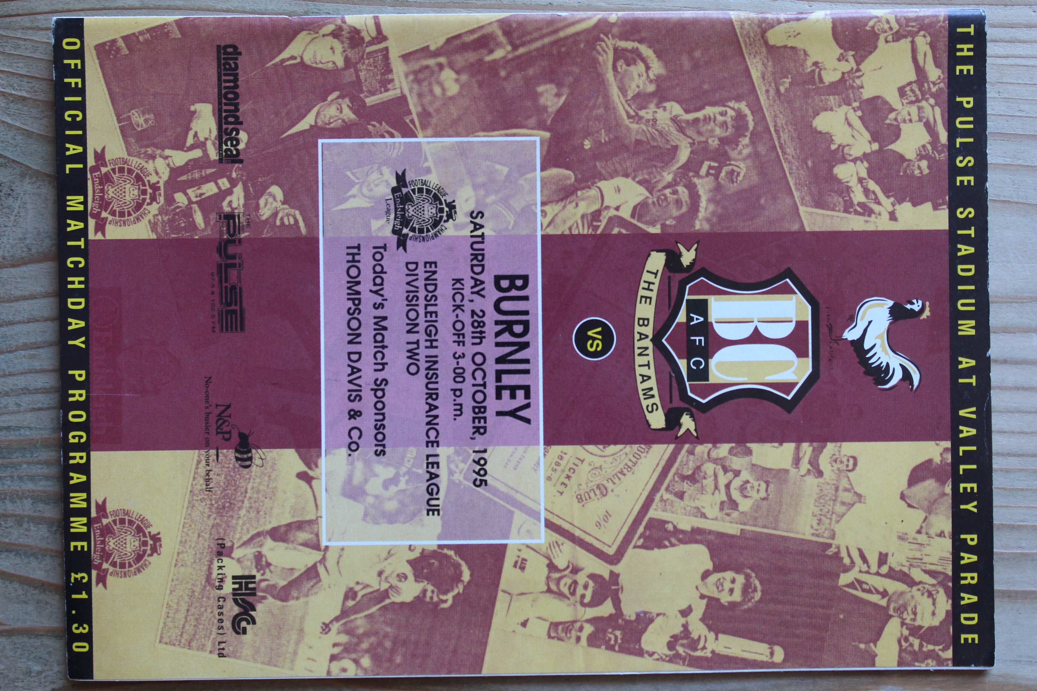 Bradford City FC v Burnley FC