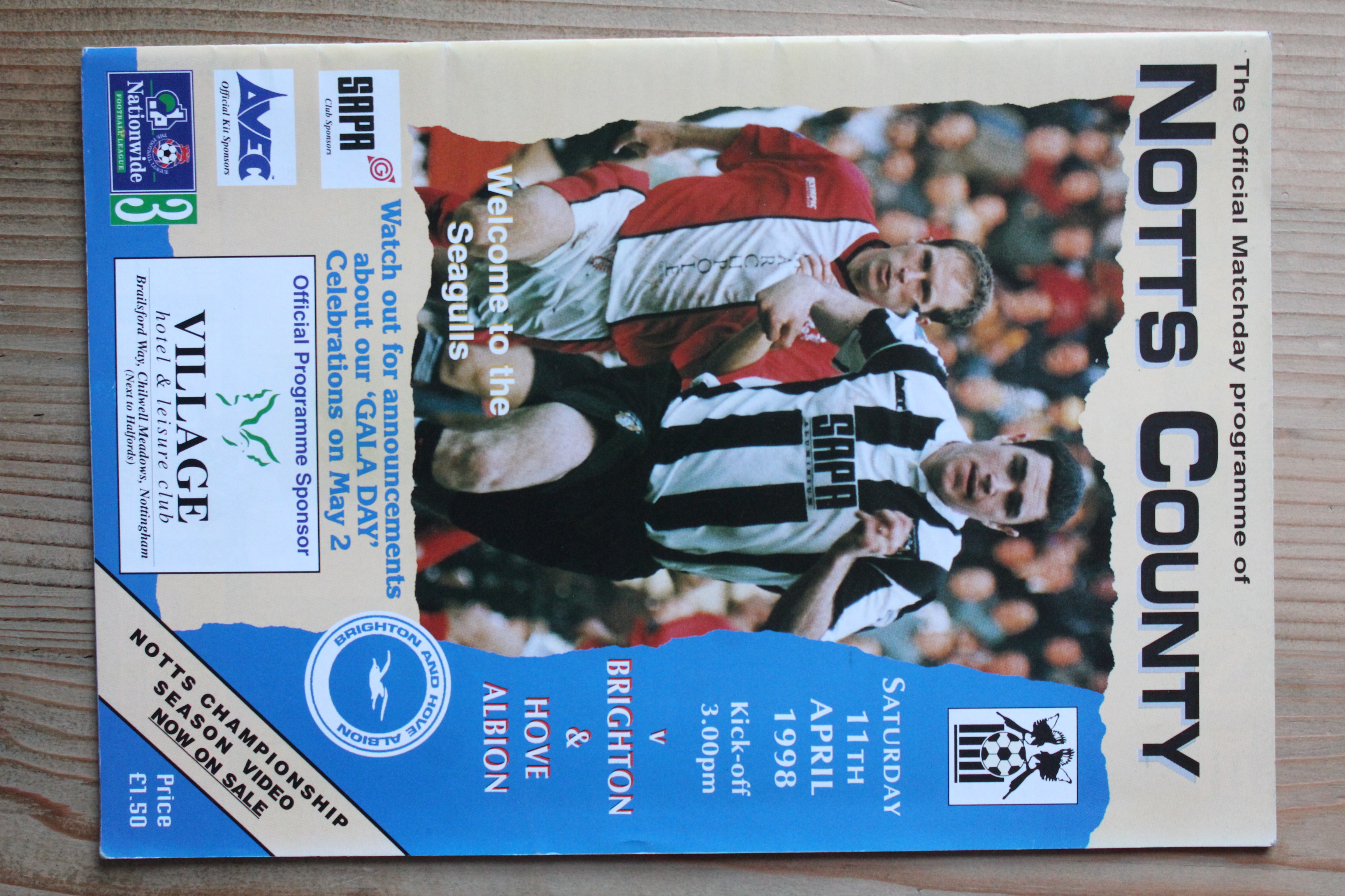 Notts County FC v Brighton & Hove Albion FC