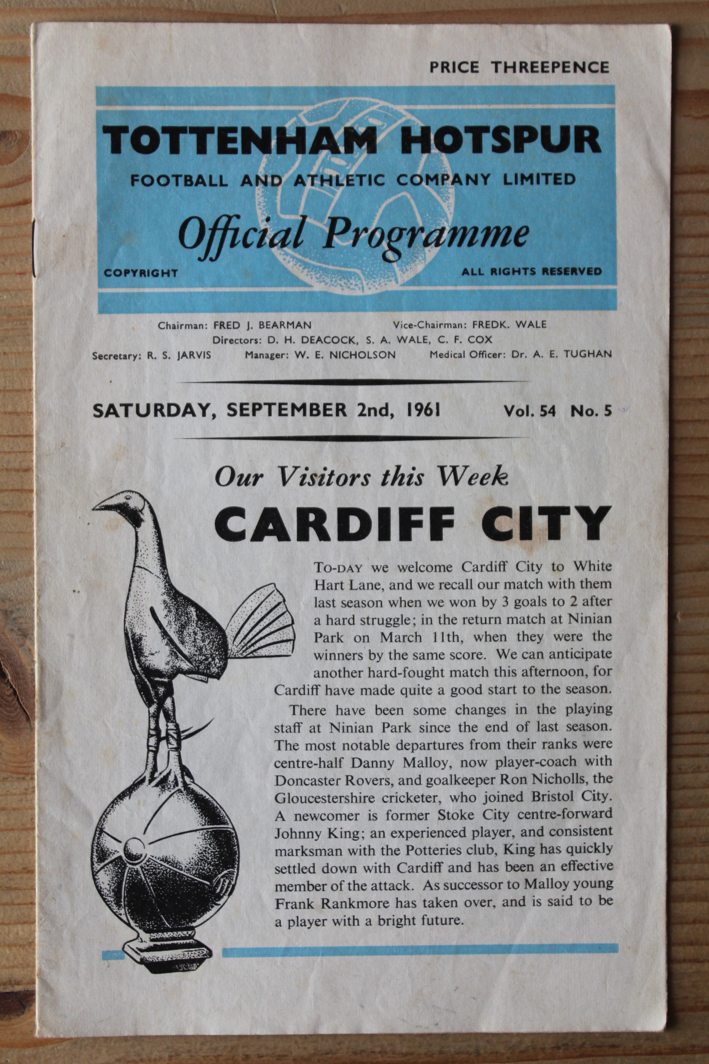 Tottenham Hotspur FC v Cardiff City FC