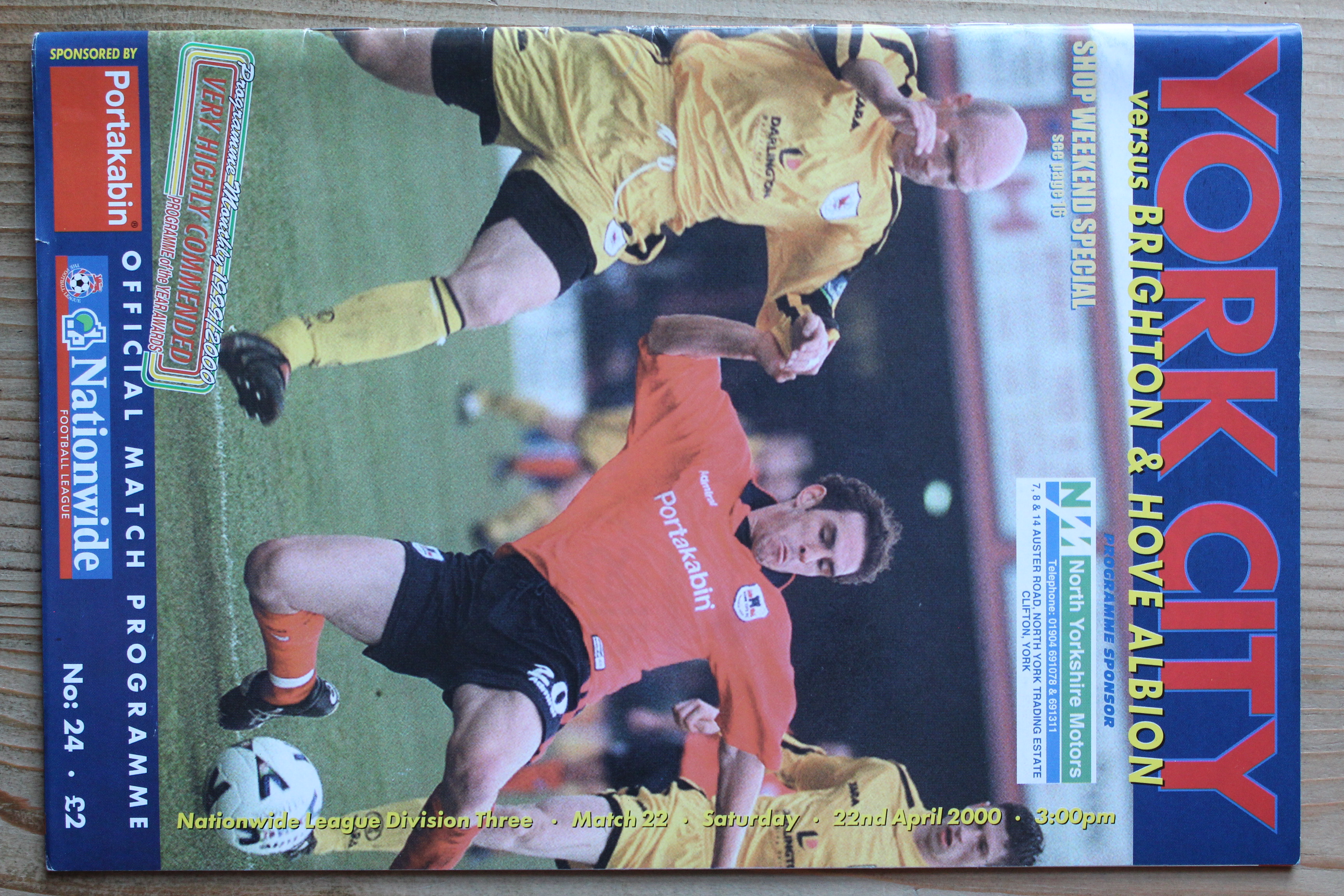 York City FC v Brighton & Hove Albion FC