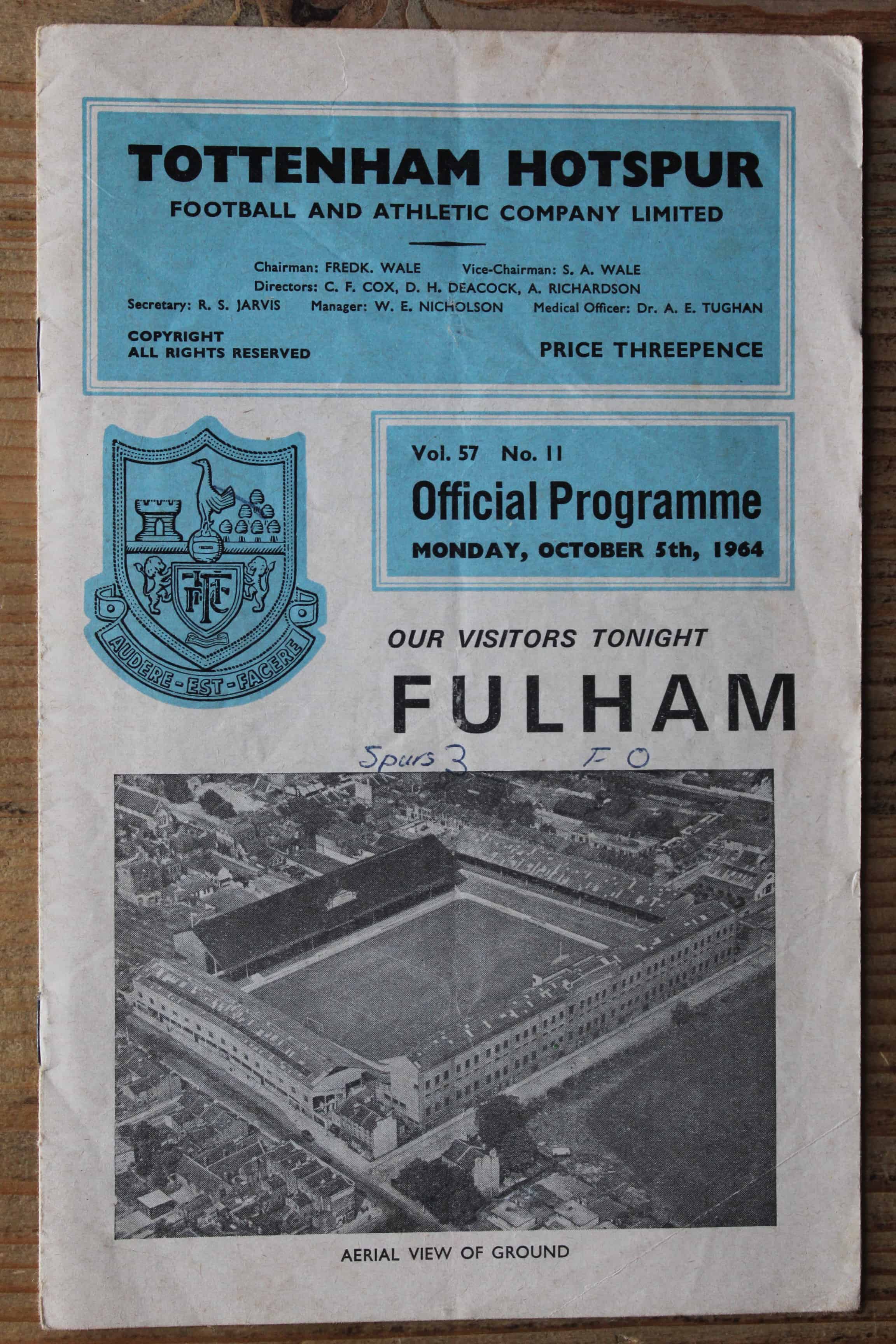 Tottenham Hotspur FC v Fulham FC