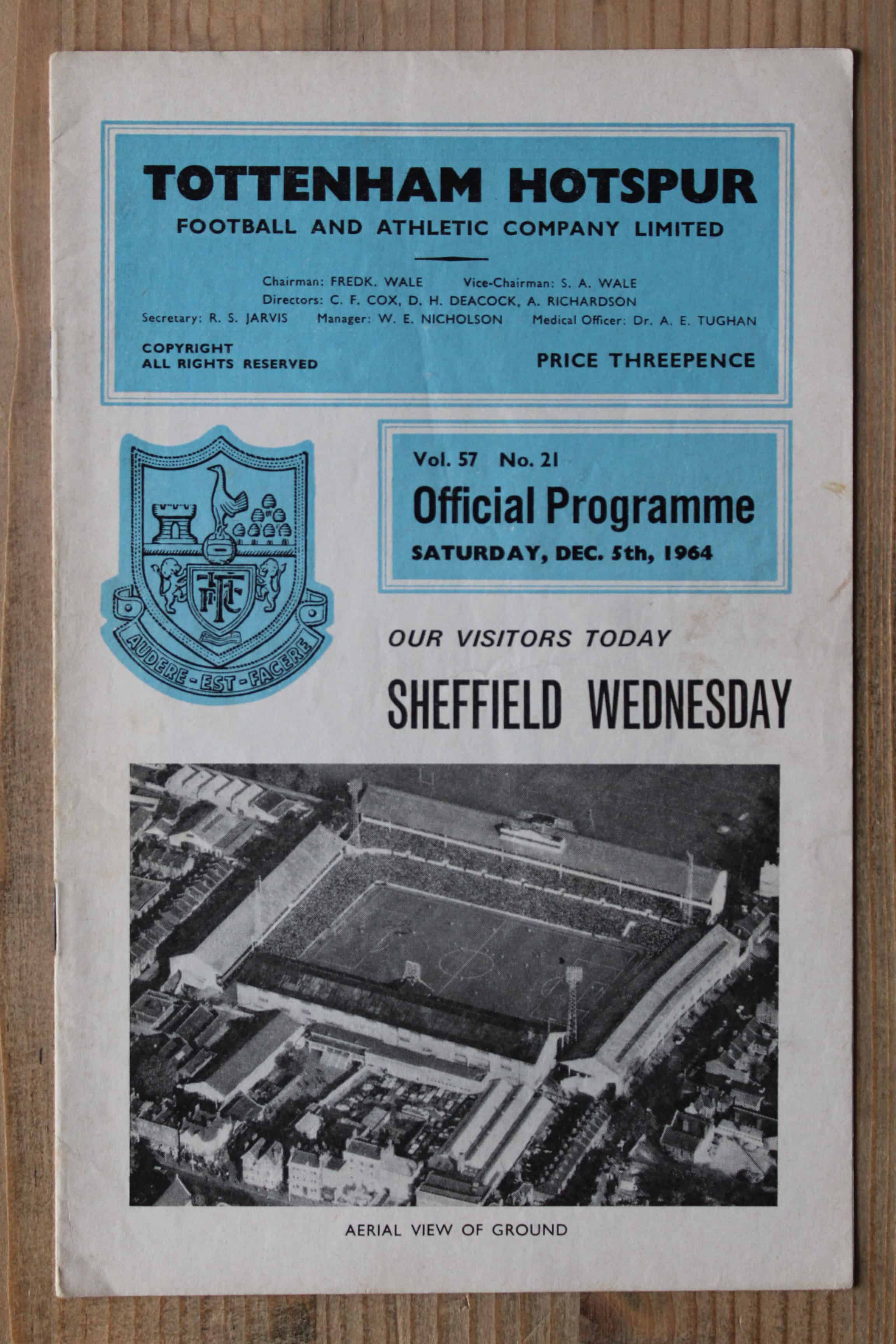 Tottenham Hotspur FC v Sheffield Wednesday FC 