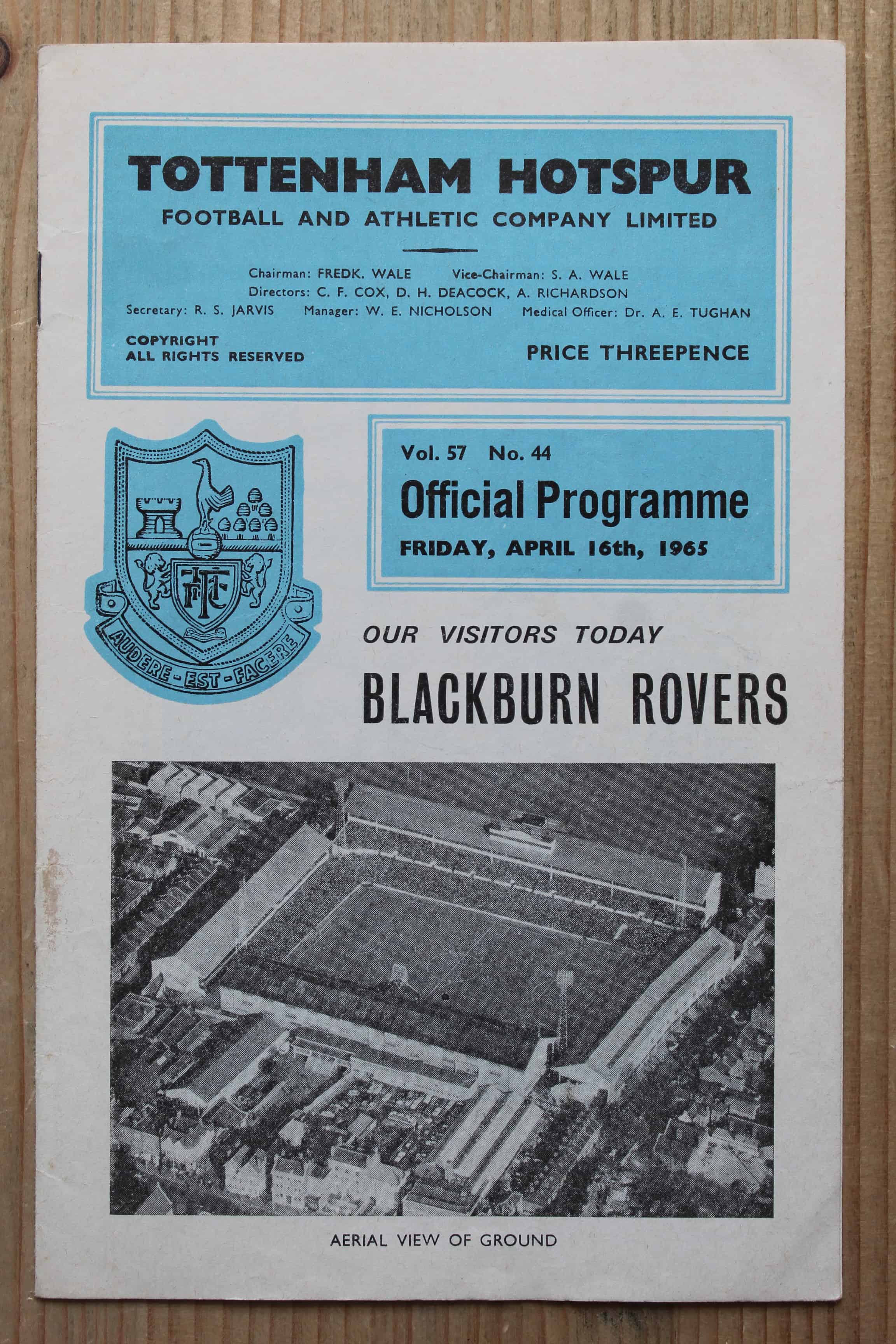 Tottenham Hotspur FC v Blackburn Rovers FC