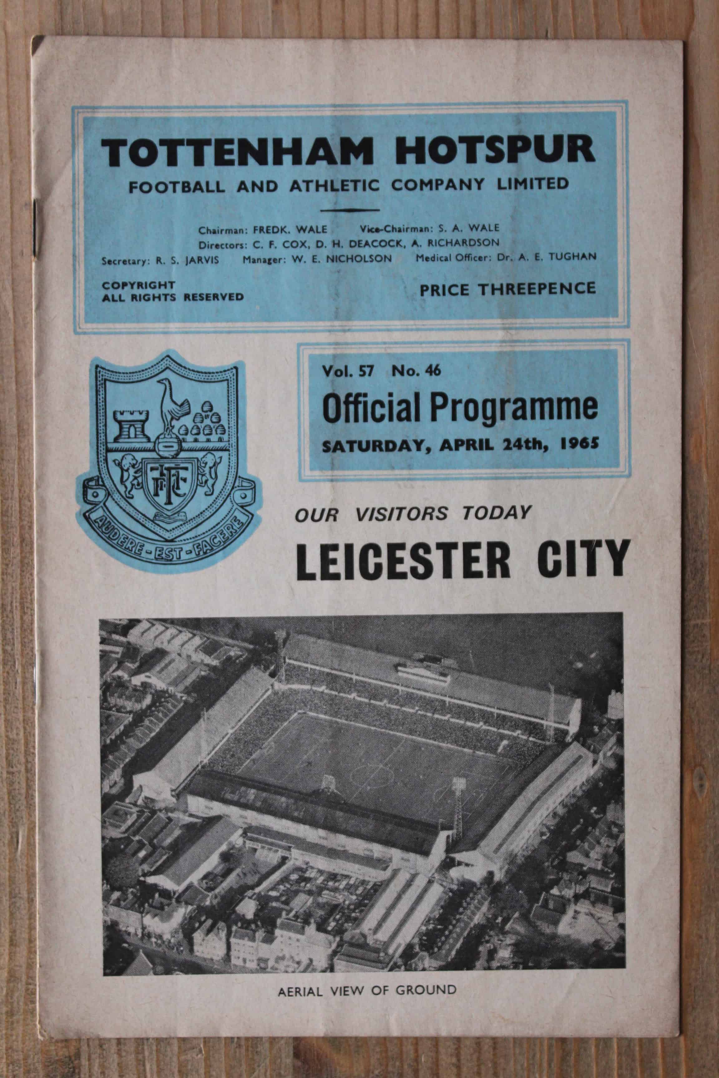 Tottenham Hotspur FC v Leicester City FC