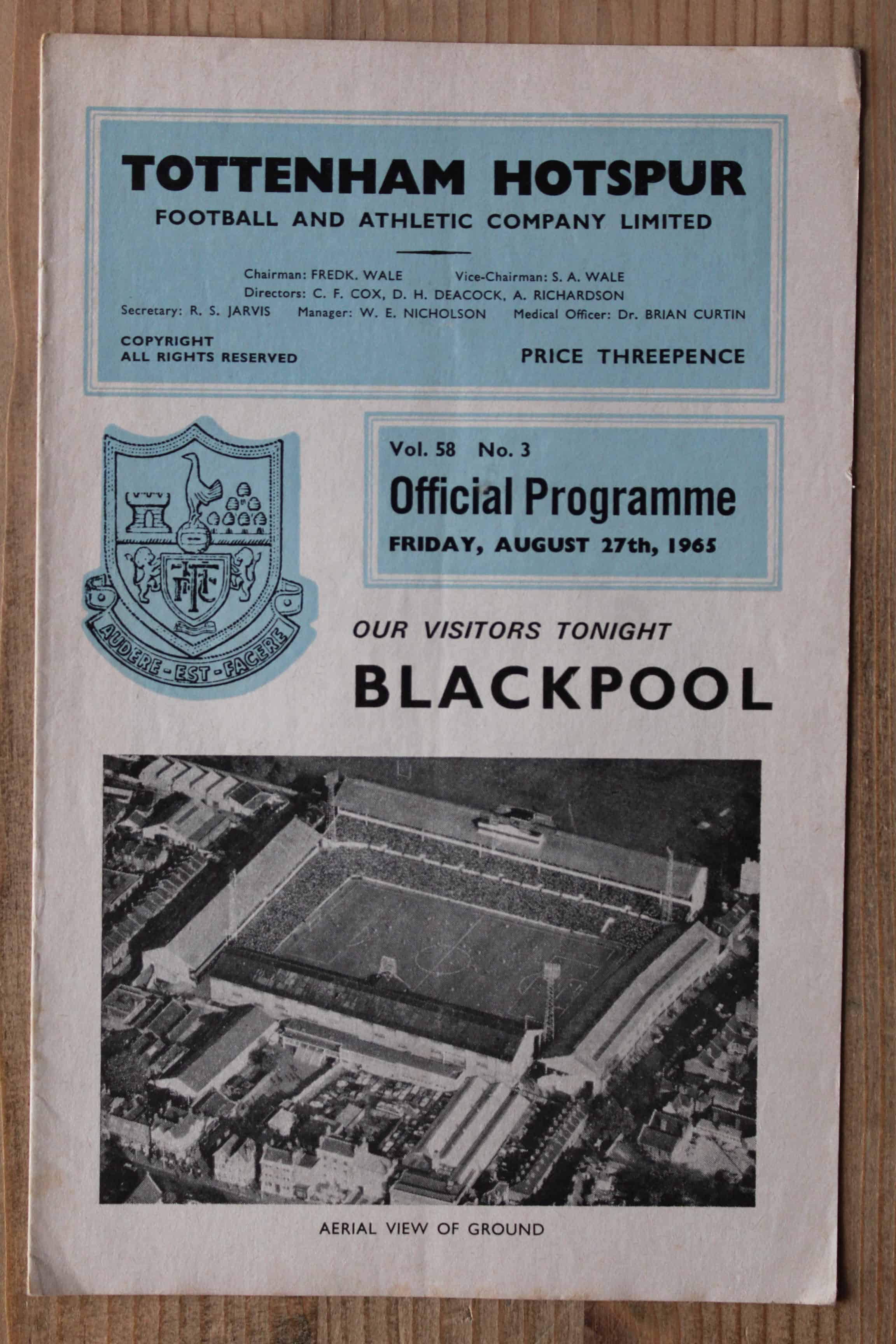 Tottenham Hotspur FC v Blackpool FC