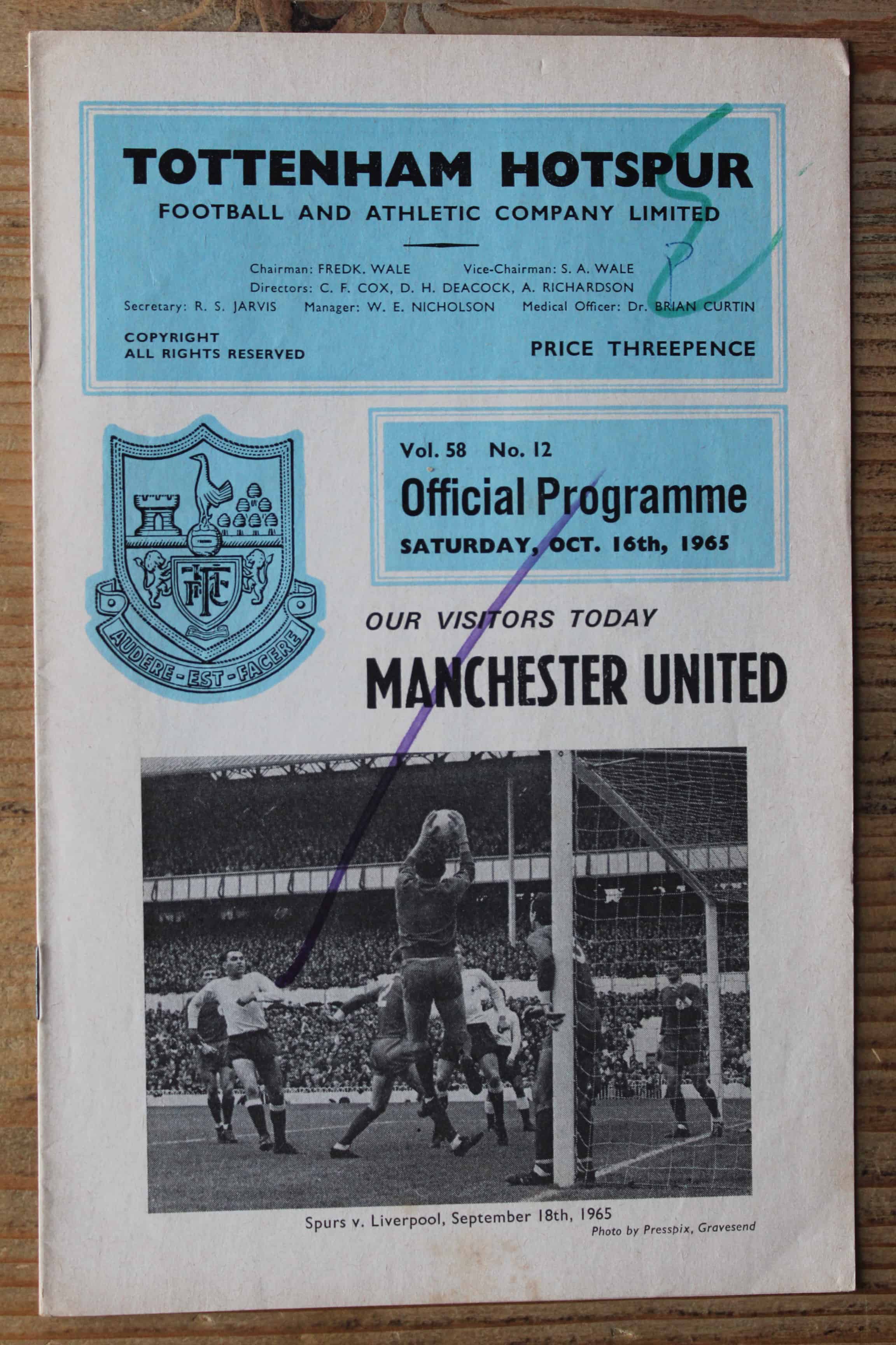 Tottenham Hotspur FC v Manchester United FC