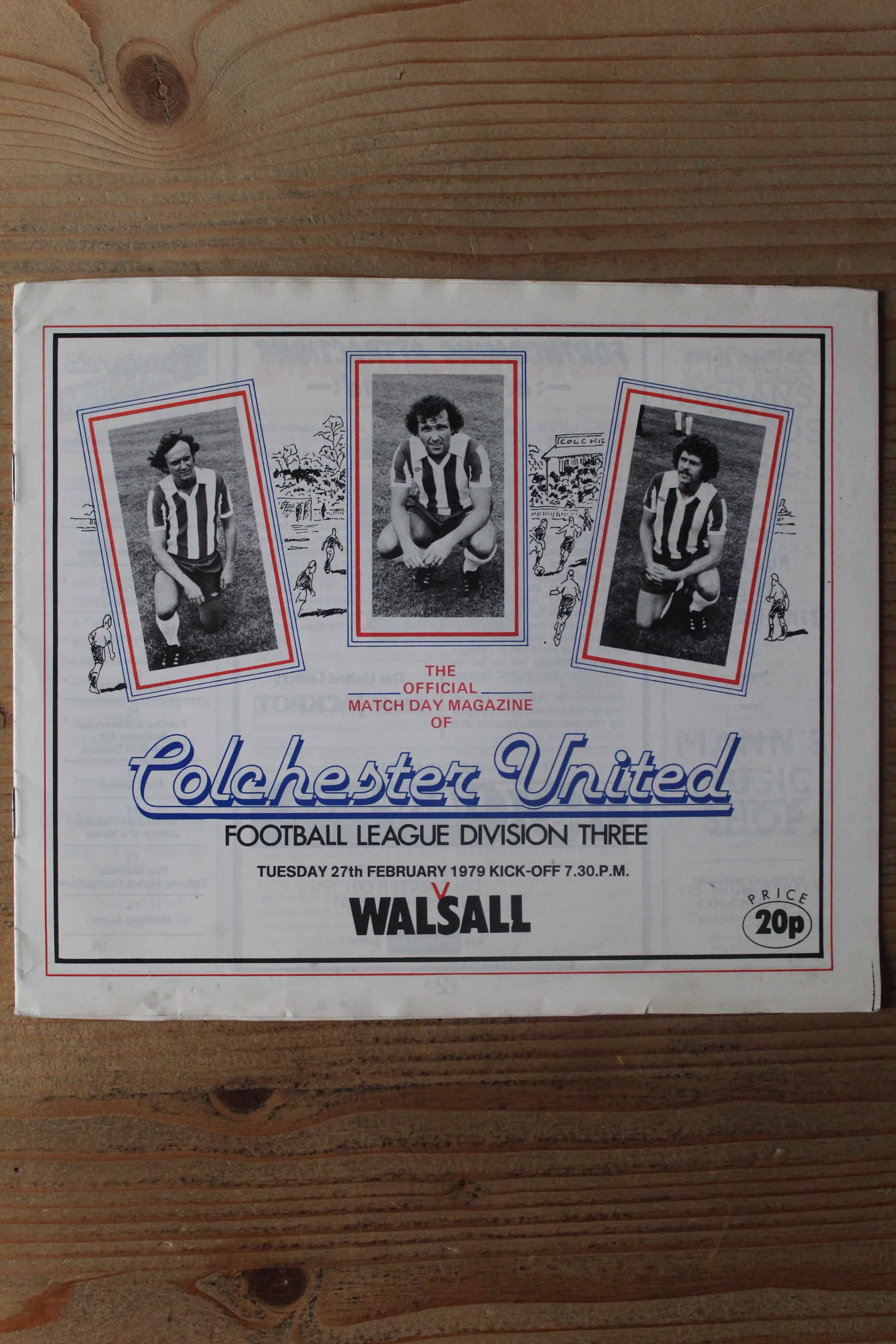 Colchester United FC v Walsall FC