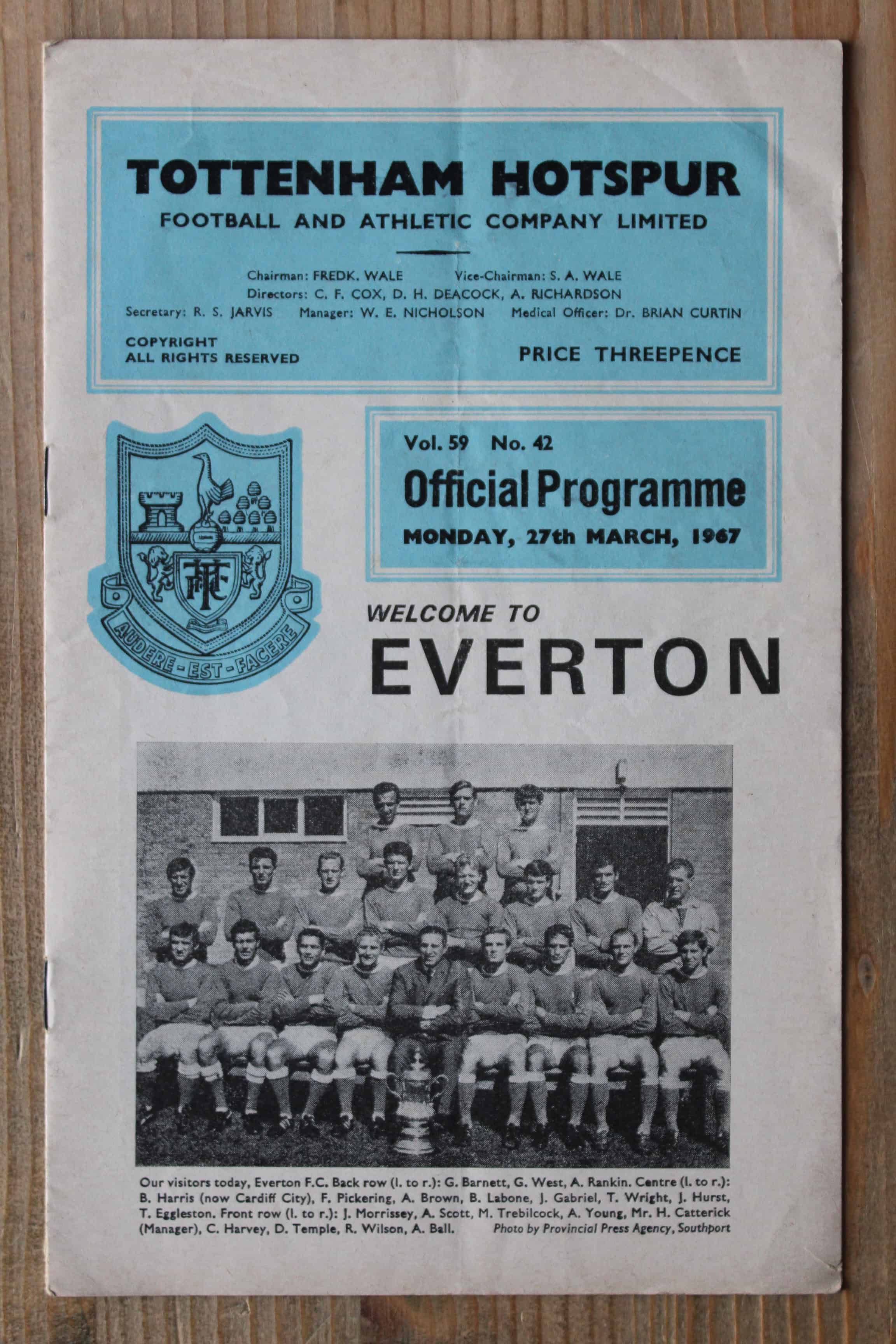 Tottenham Hotspur FC v Everton FC