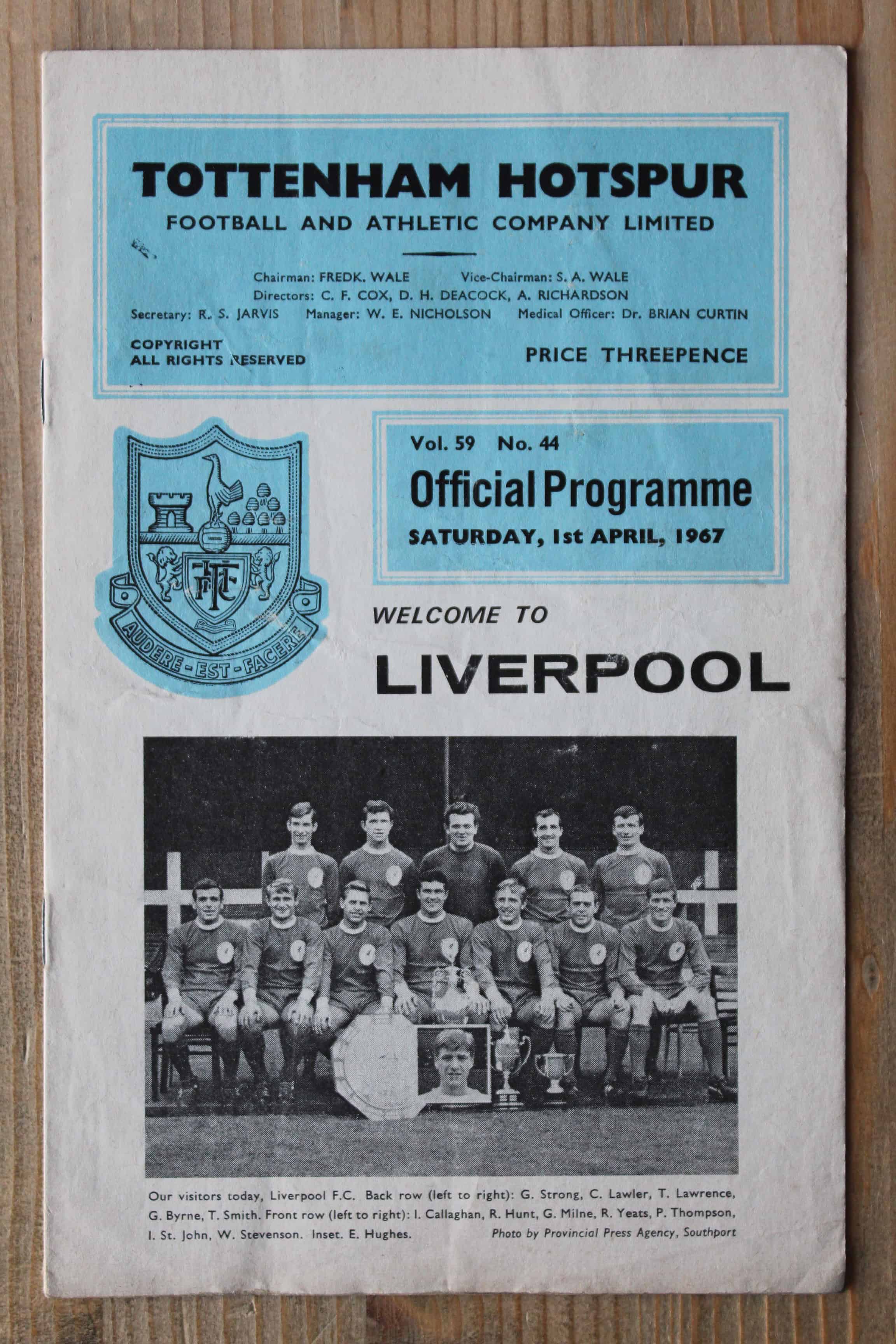 Tottenham Hotspur FC v Liverpool FC