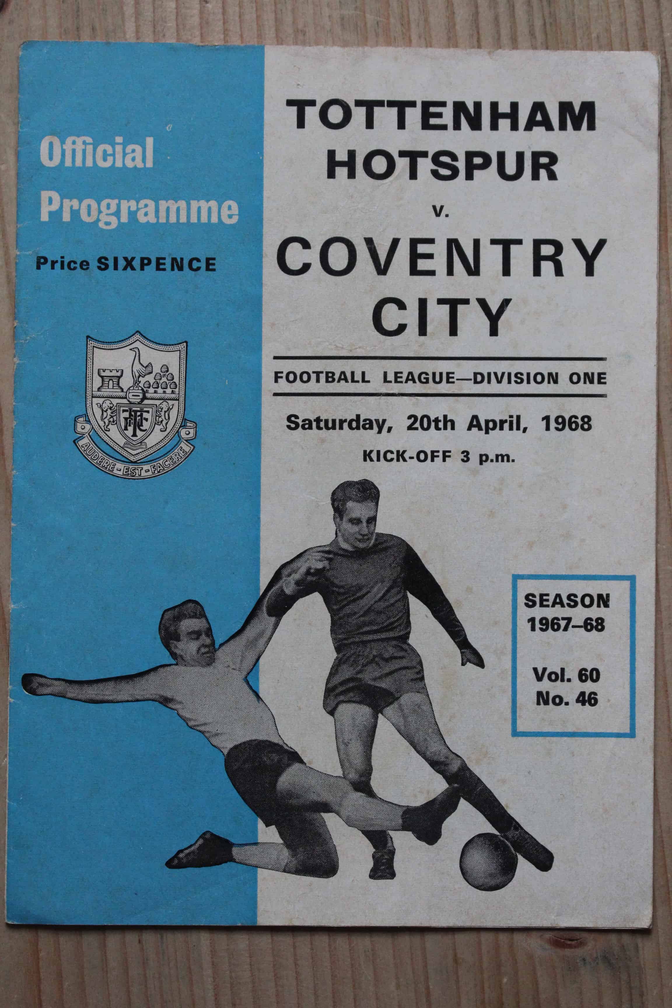 Tottenham Hotspur FC v Coventry City FC