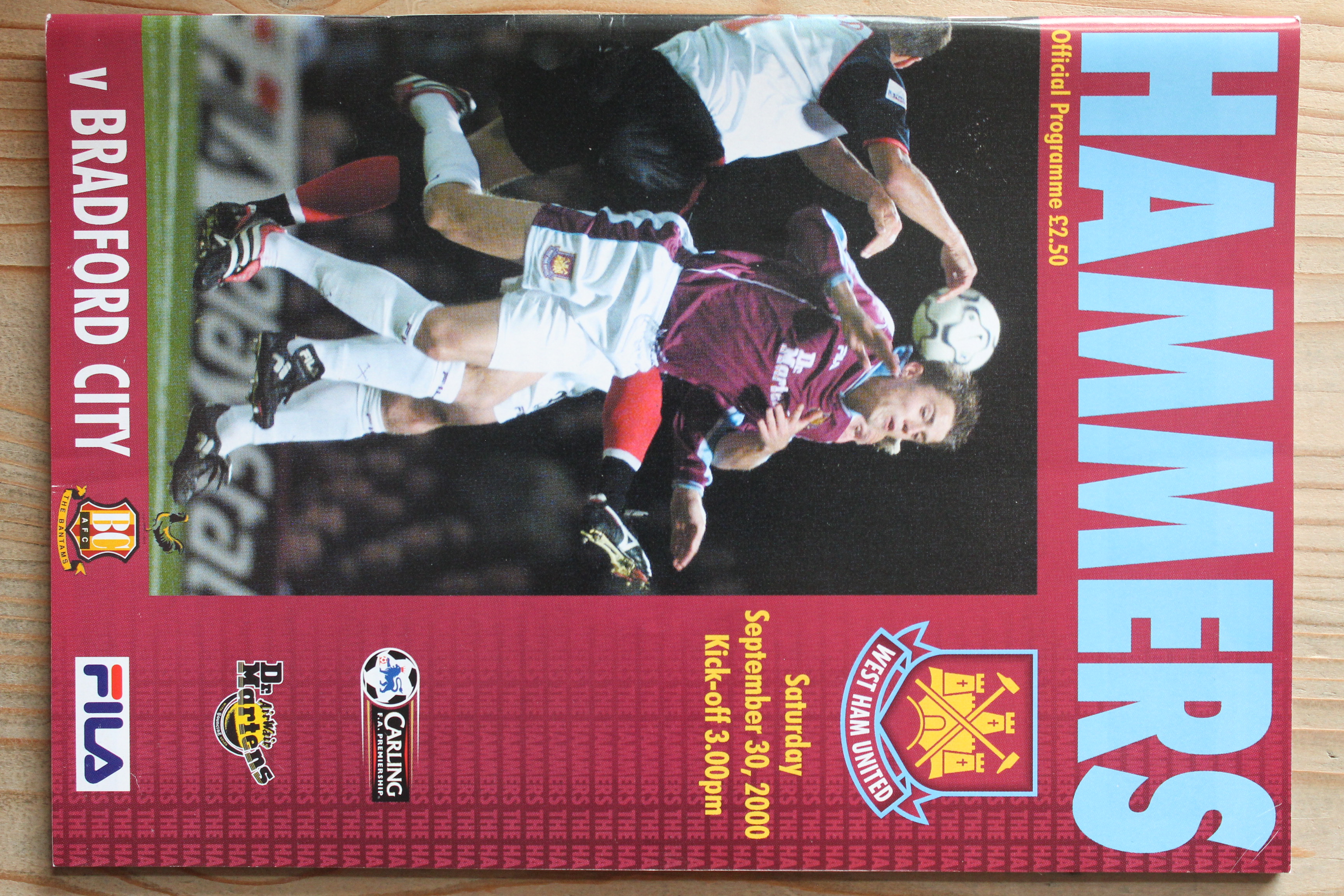 West Ham United FC v Bradford City FC