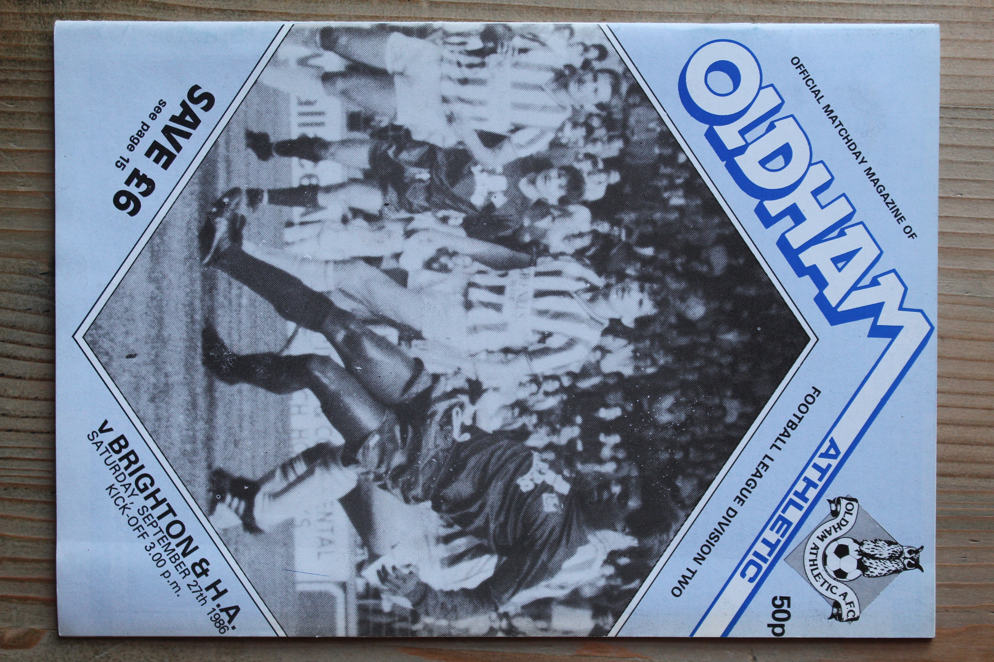 Oldham Athletic FC v Brighton & Hove Albion FC
