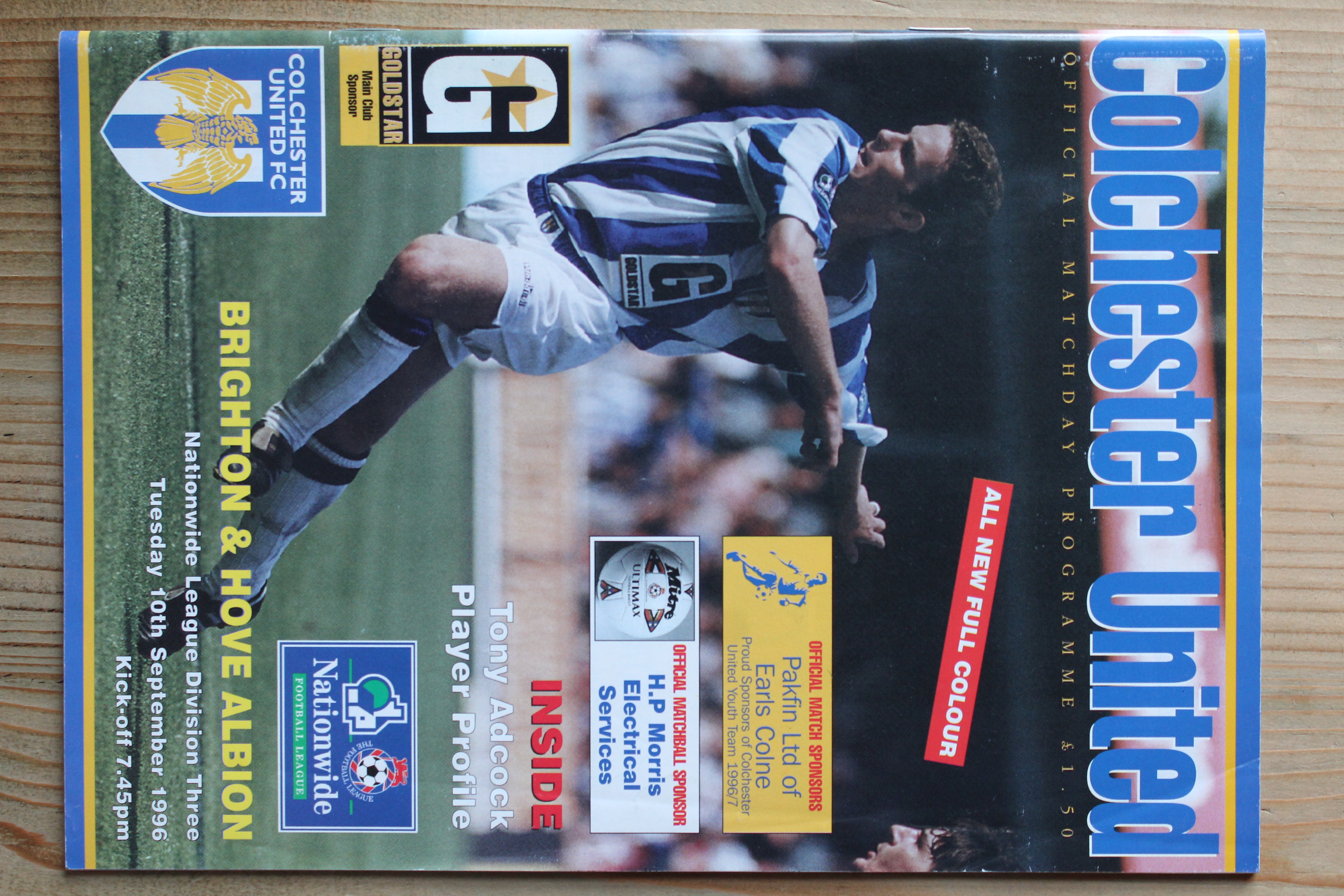 Colchester United FC v Brighton & Hove Albion FC