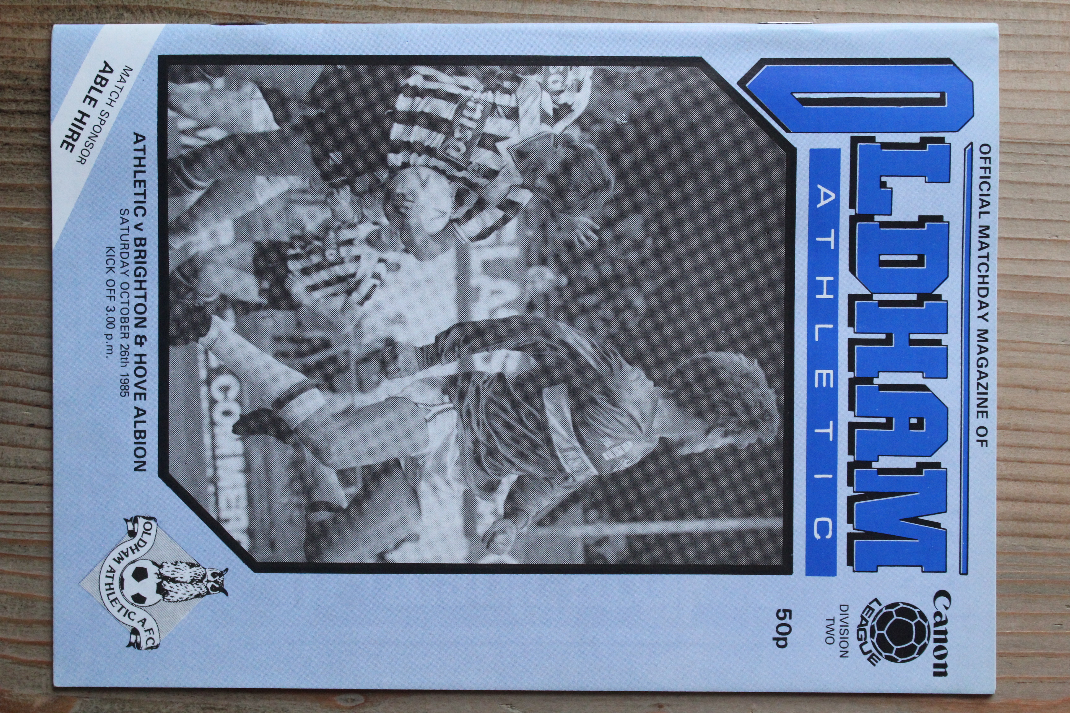 Oldham Athletic FC v Brighton & Hove Albion FC