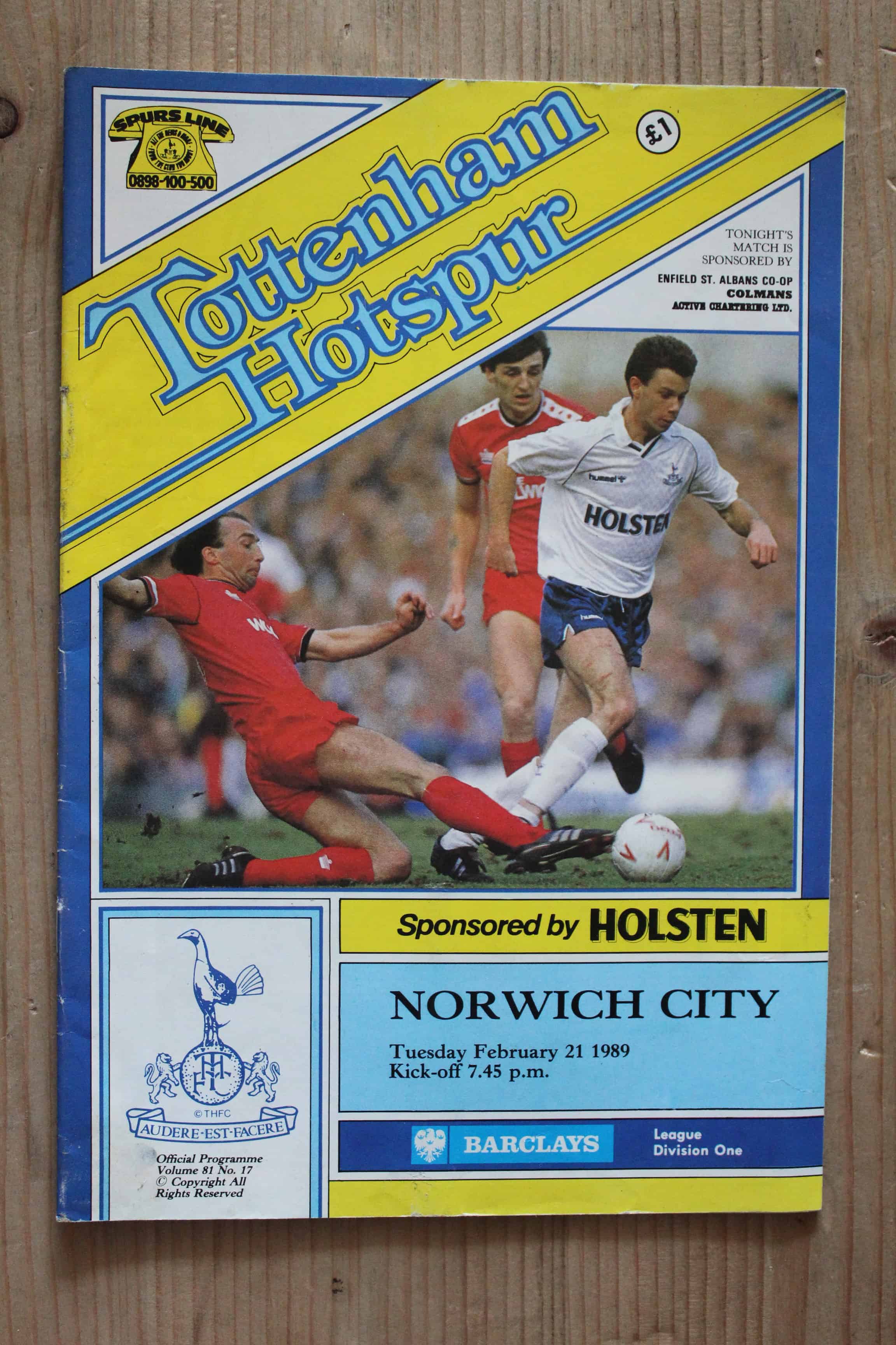 Tottenham Hotspur FC v Norwich City FC