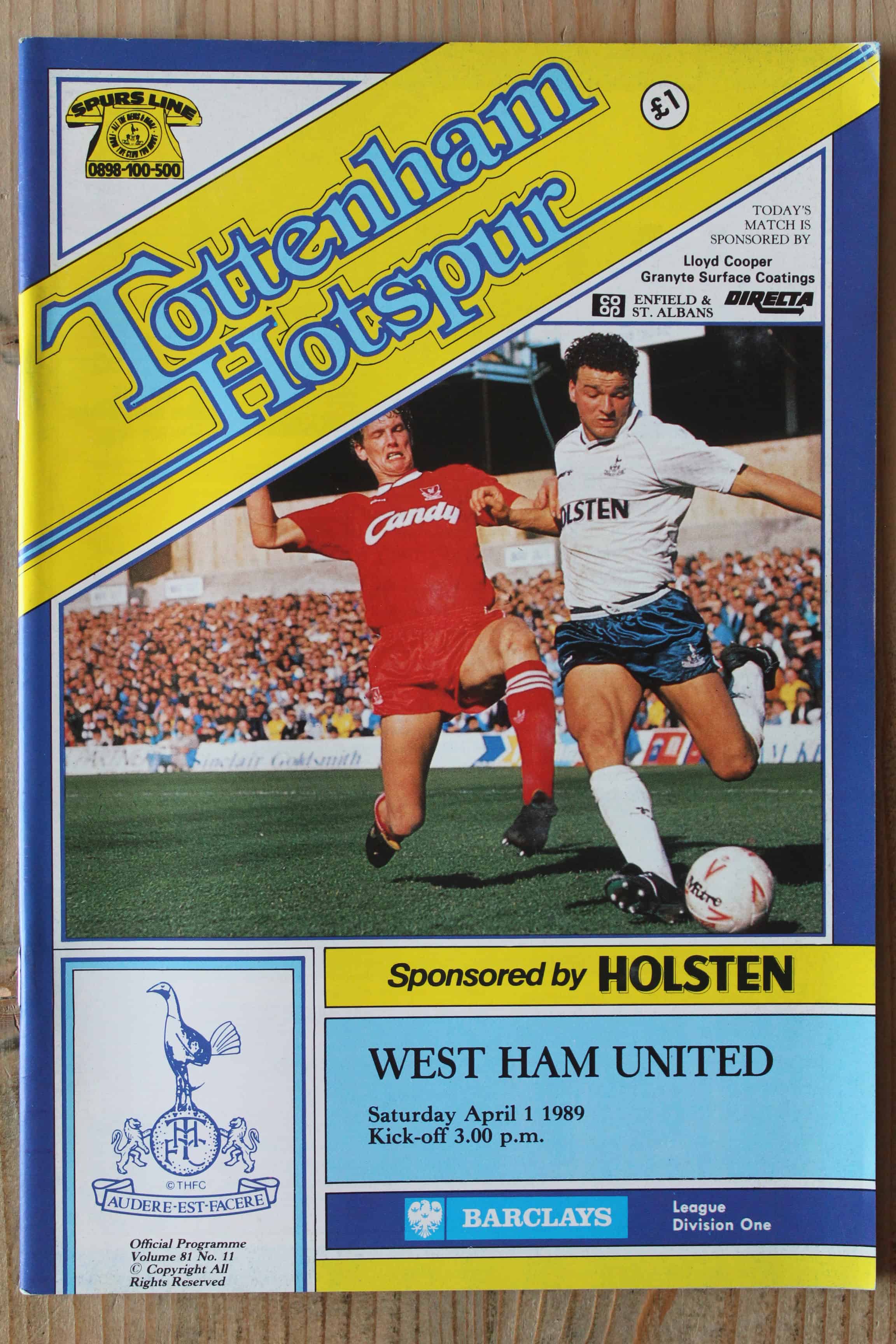 Tottenham Hotspur FC v West Ham United FC