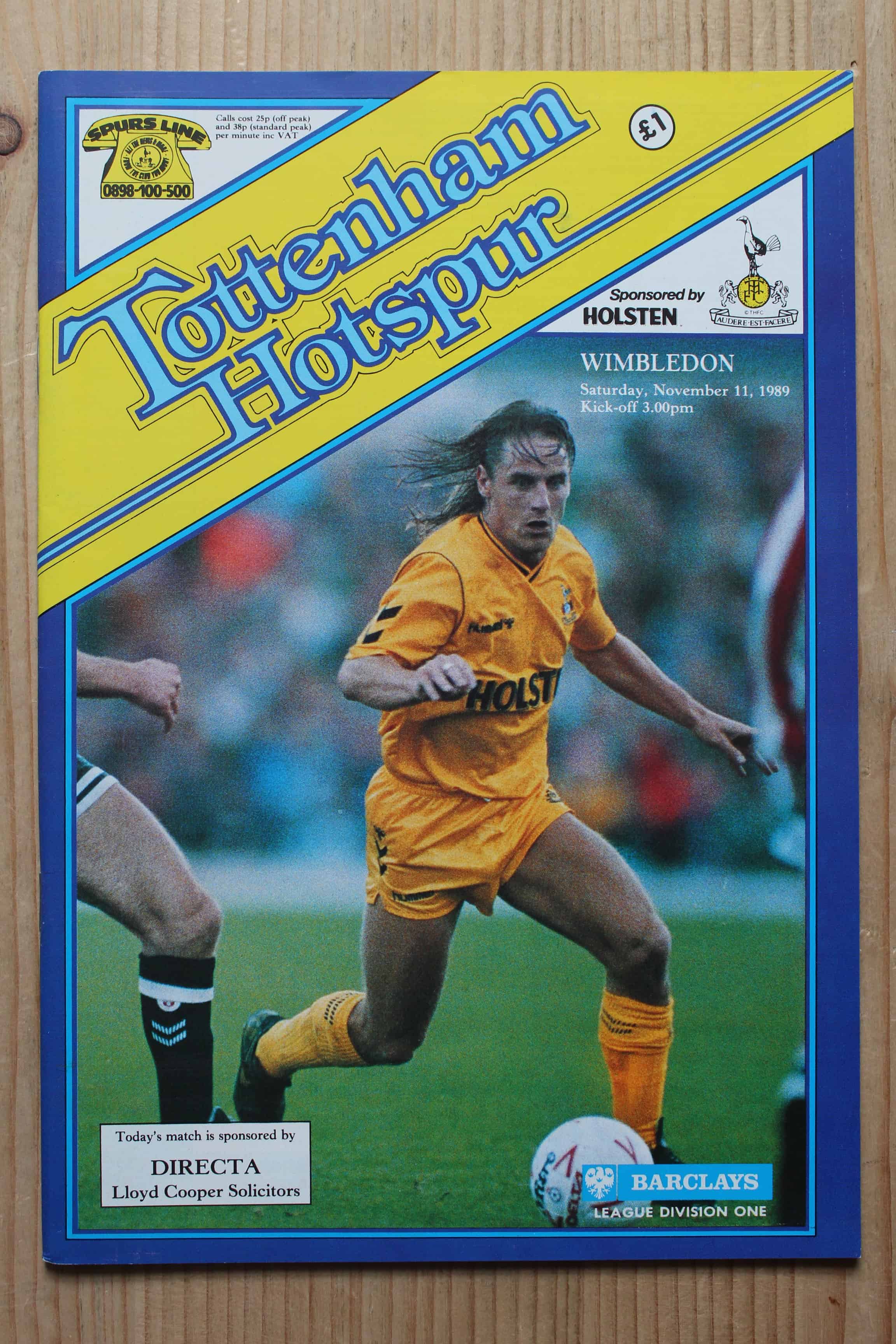 Tottenham Hotspur FC v Wimbledon