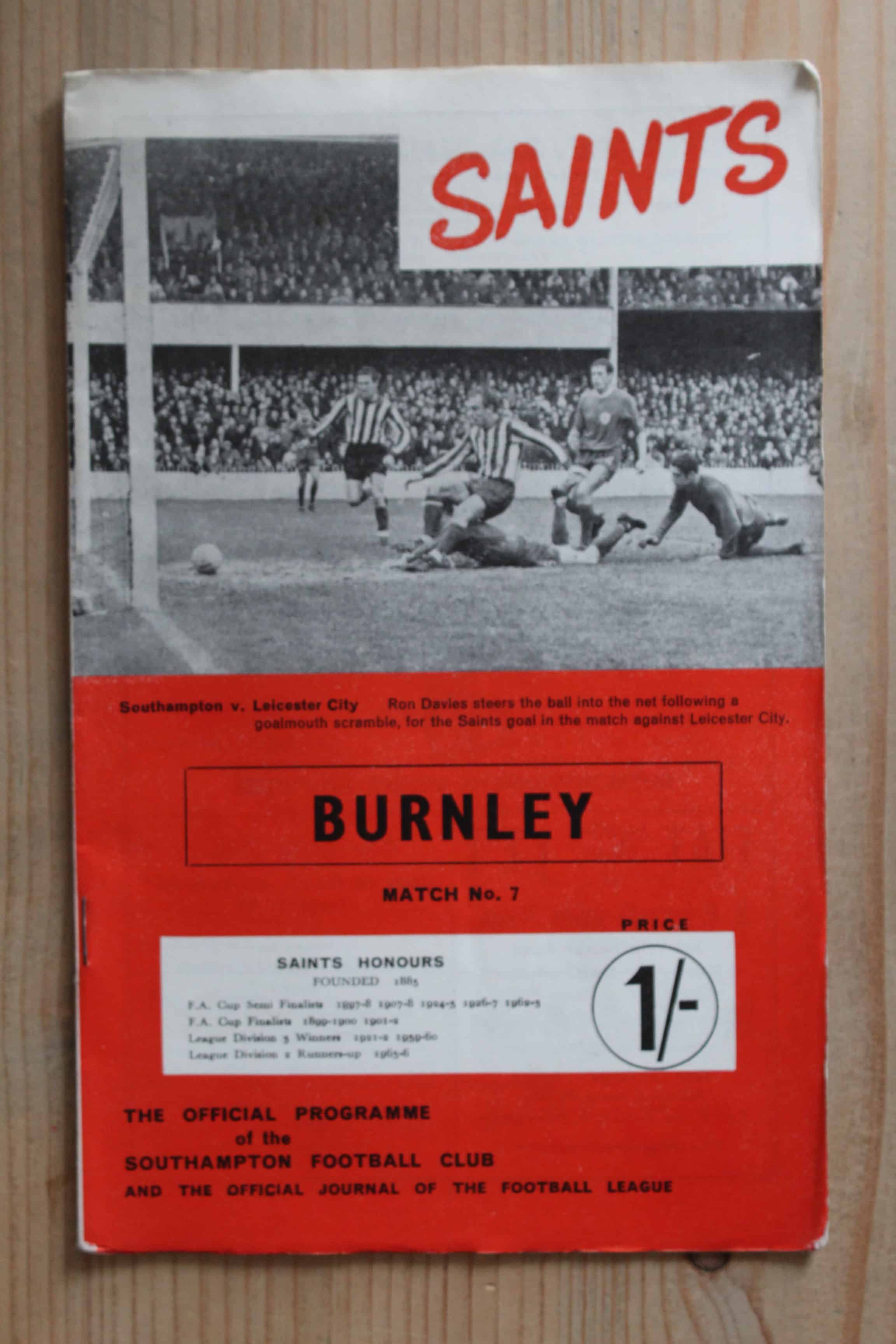 Southampton FC v Burnley FC