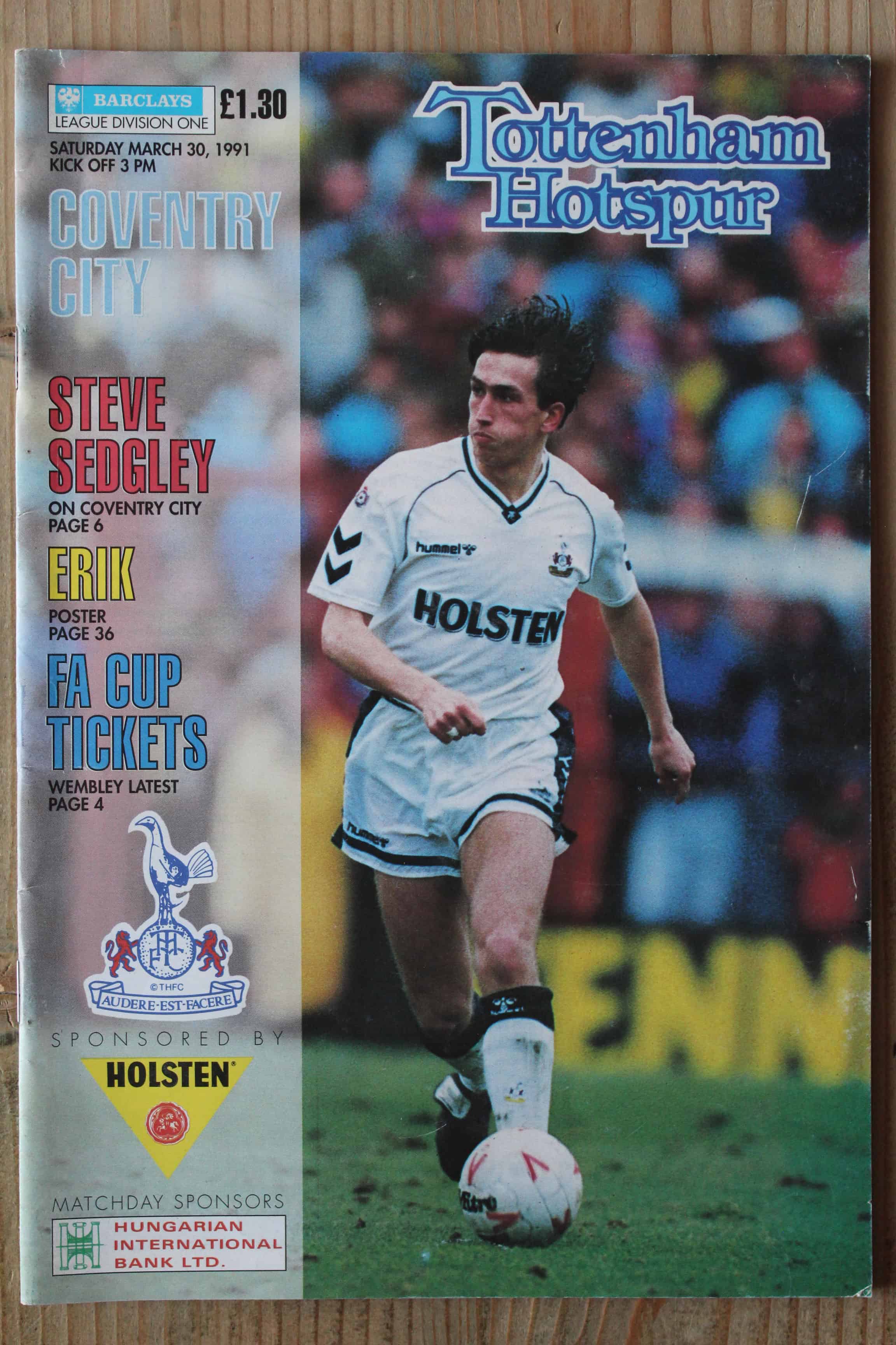 Tottenham Hotspur FC v Coventry City FC