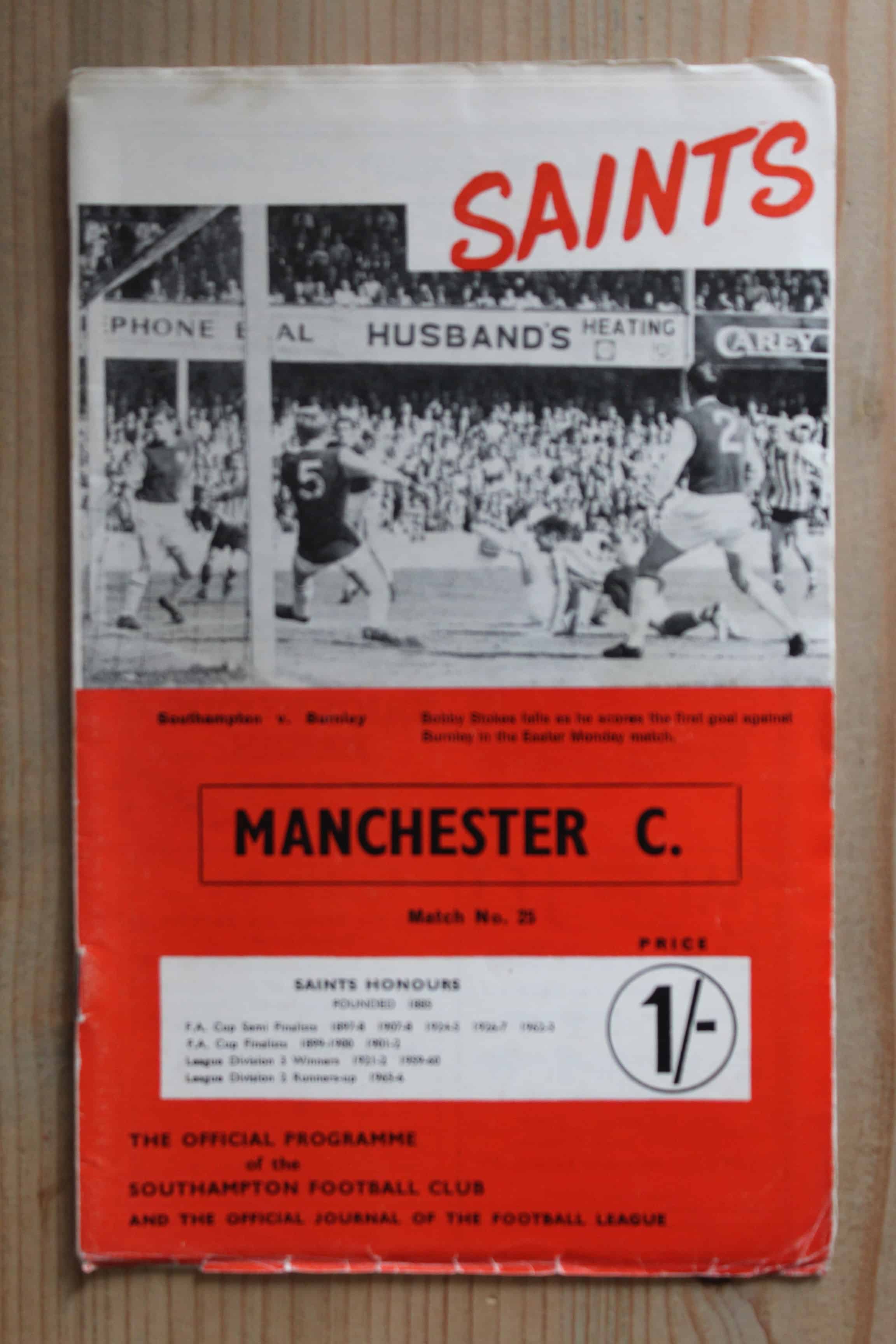 Southampton FC v Manchester City FC