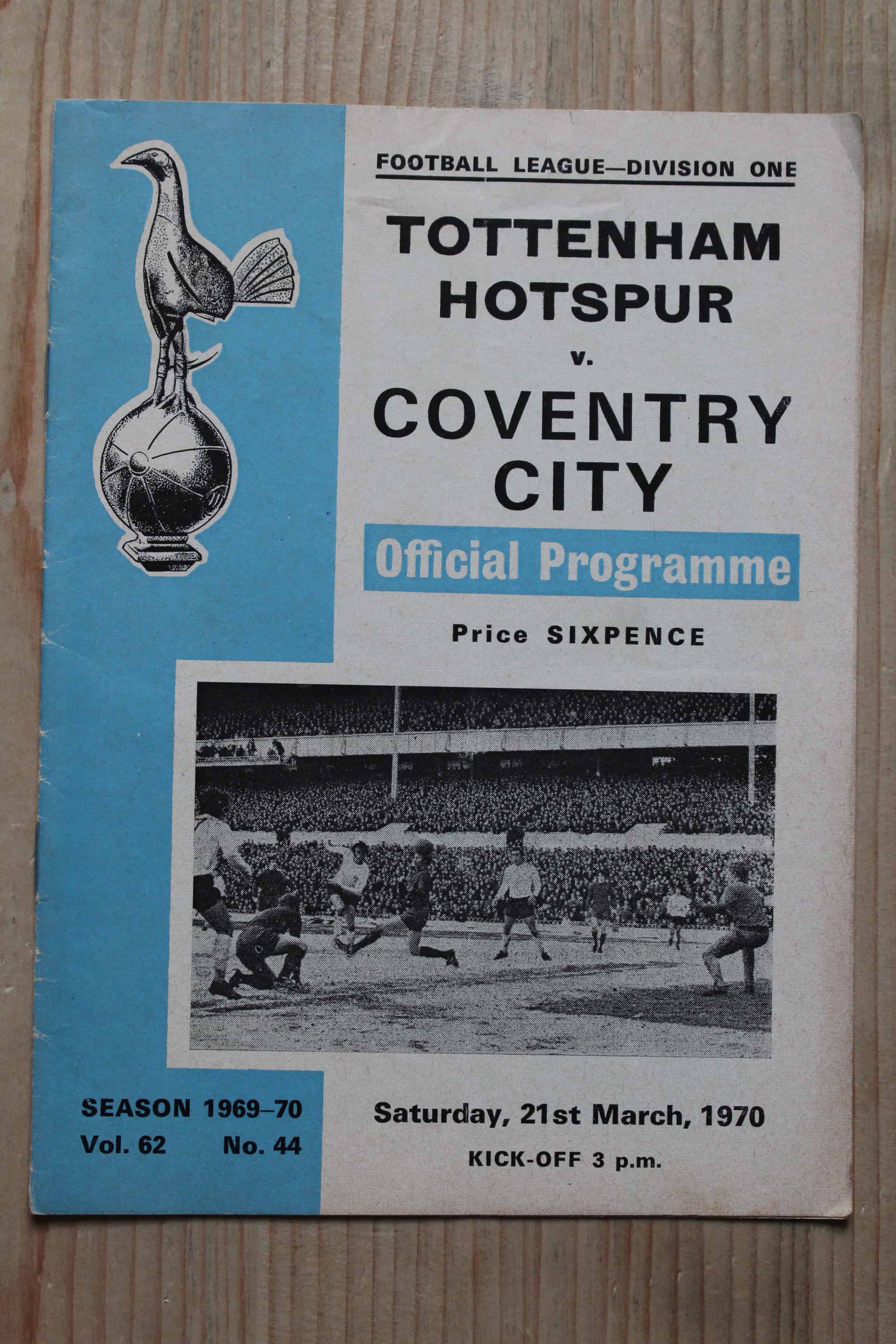 Tottenham Hotspur FC v Coventry City FC
