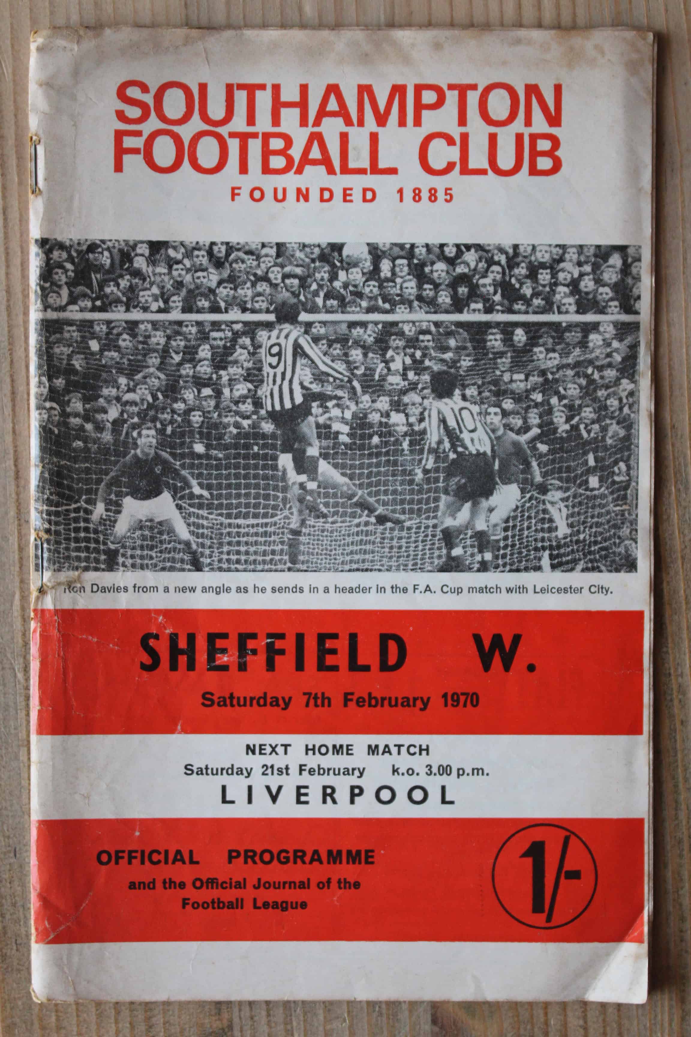 Southampton FC v Sheffield Wednesday FC 